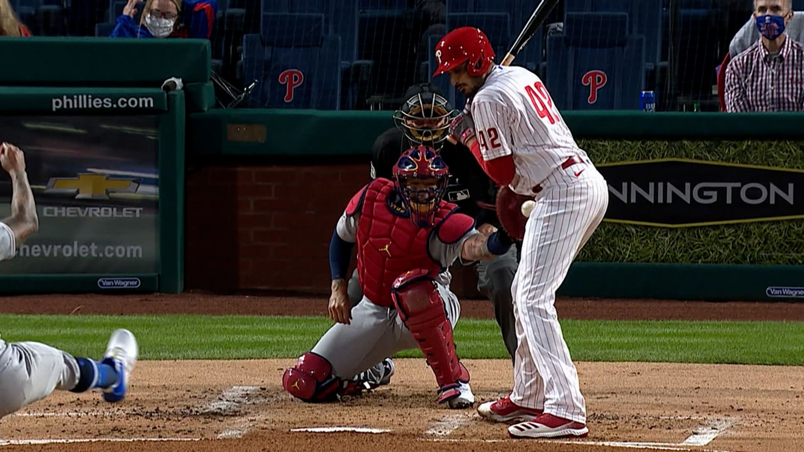 Zach Eflin's basesloaded HBP