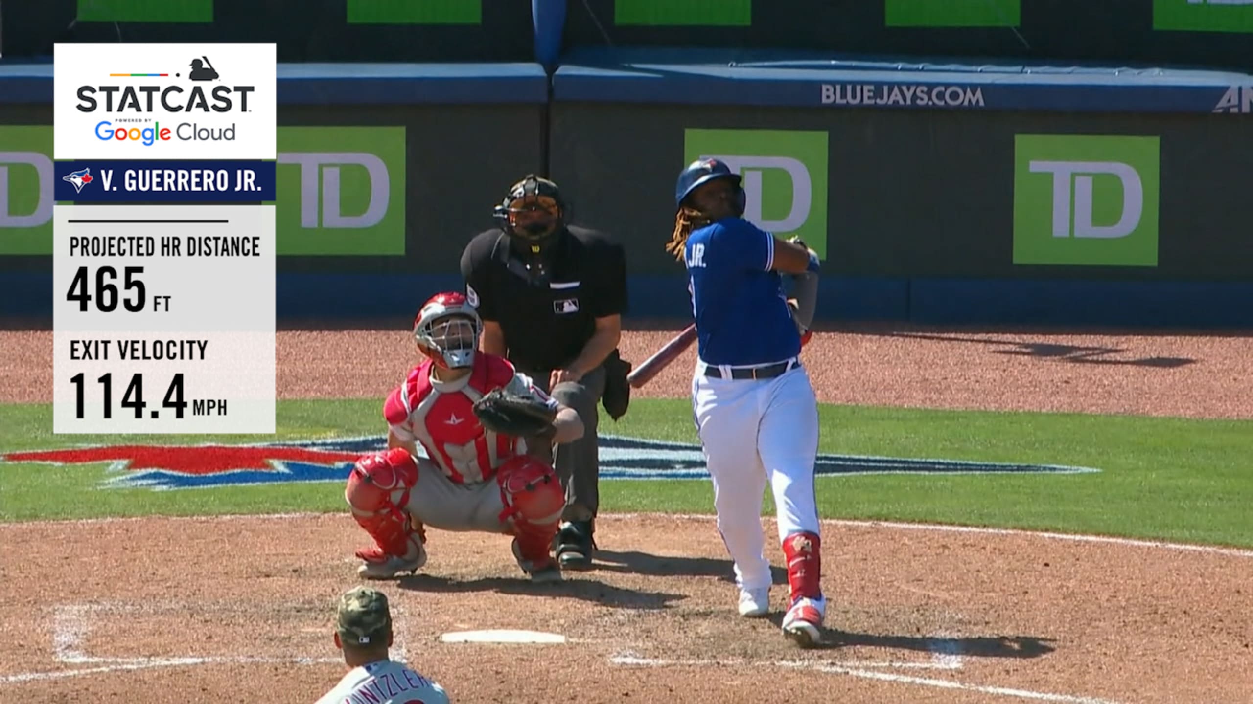 Vladimir Guerrero Jr. hits monster home run