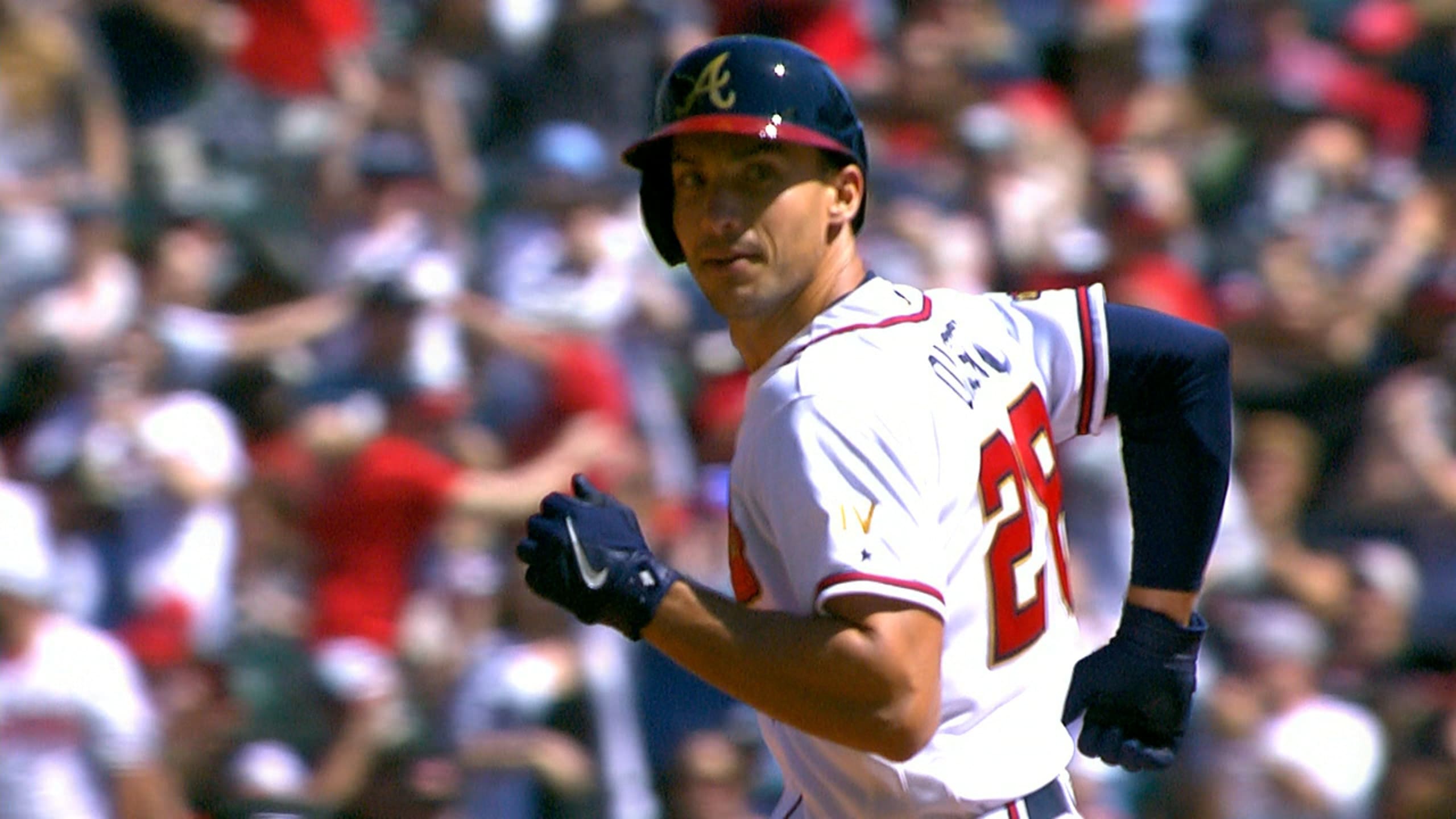 1er HR de Olson con los Bravos