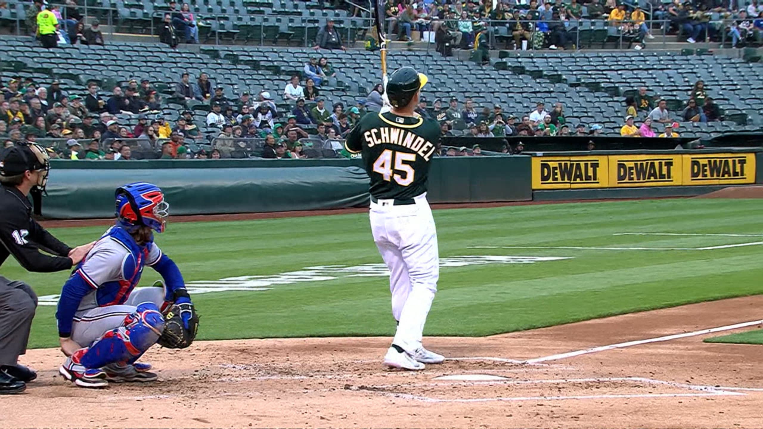 Schwindel's first MLB home run