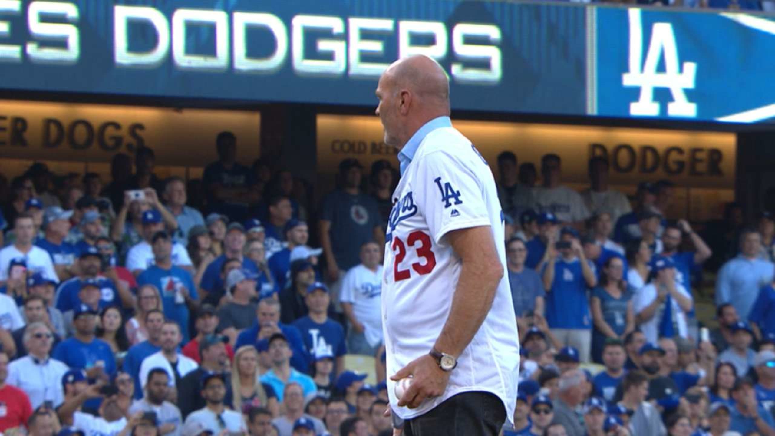 Eckersley, Gibson first pitch