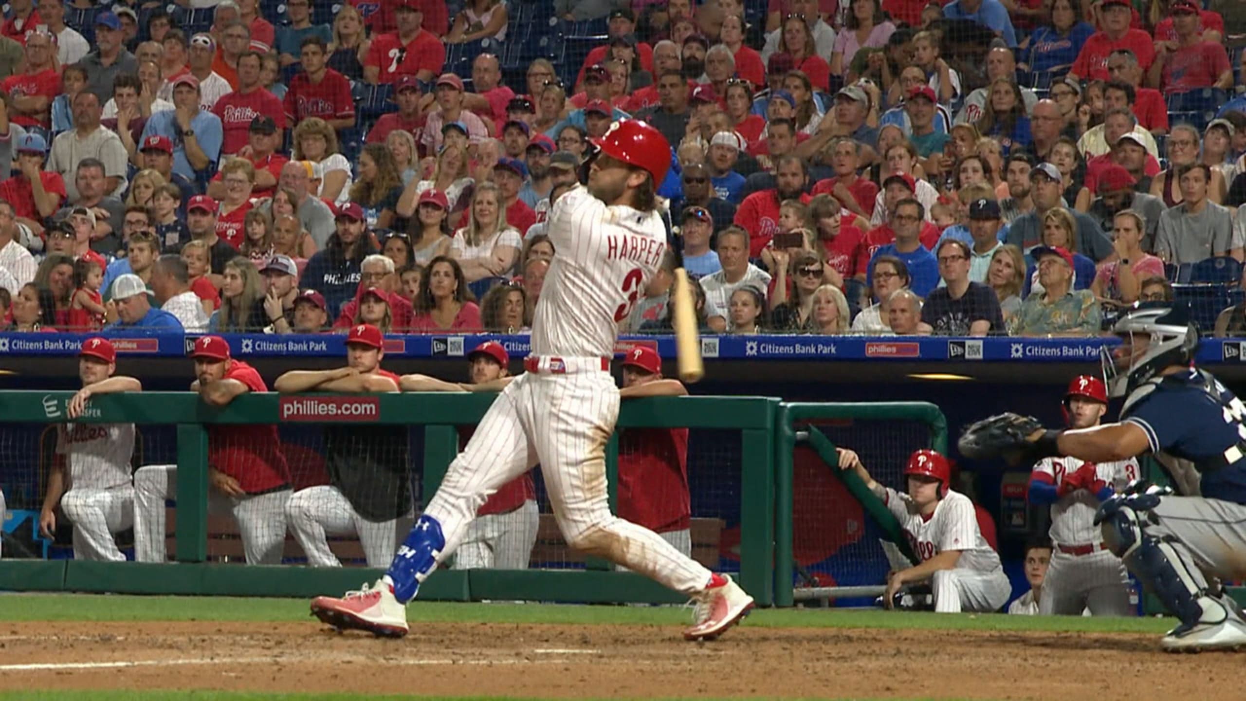 Bryce Harper has caught fire with the Phillies deep in the race for an NL  postseason berth 