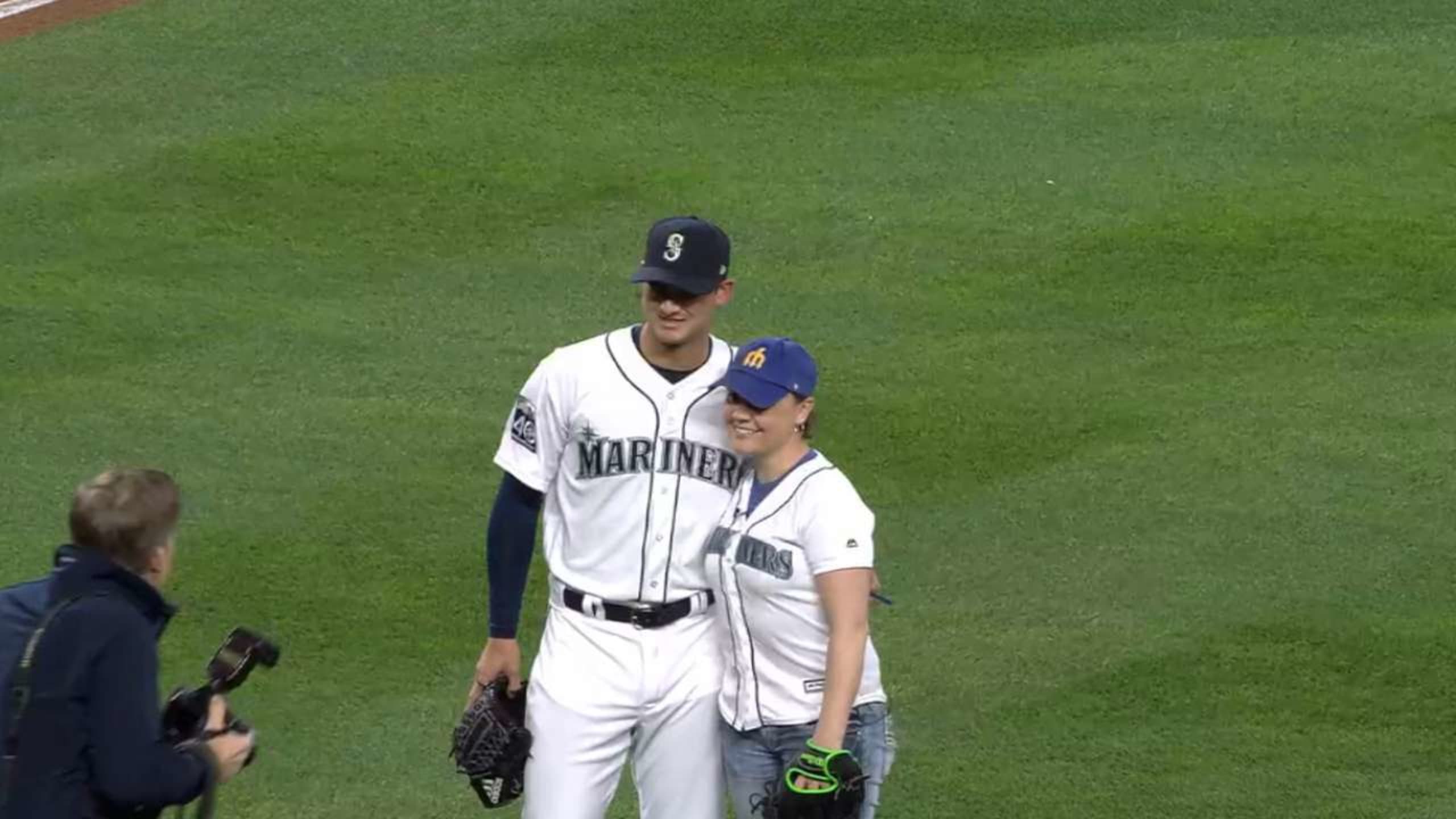 Ceremonial pitch Vanessa Walsh