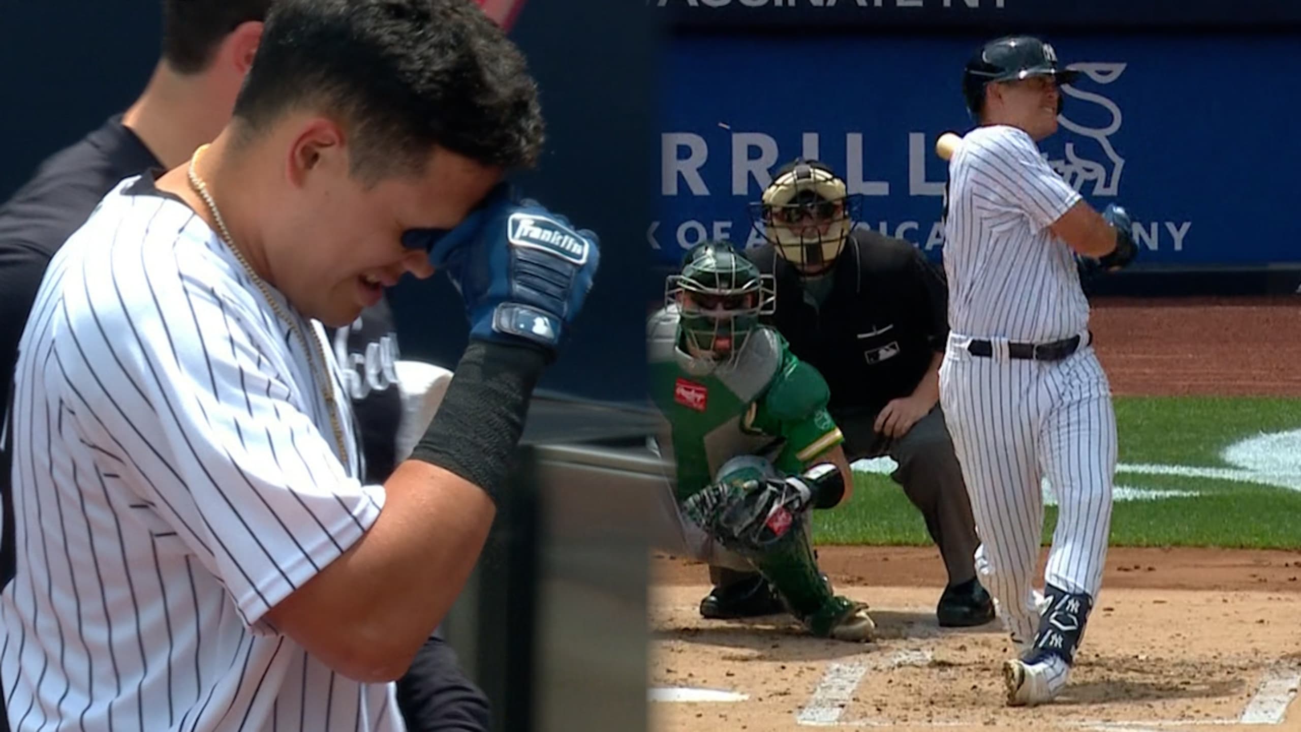 Yankees' Gio Urshela hits go-ahead home run after getting broken