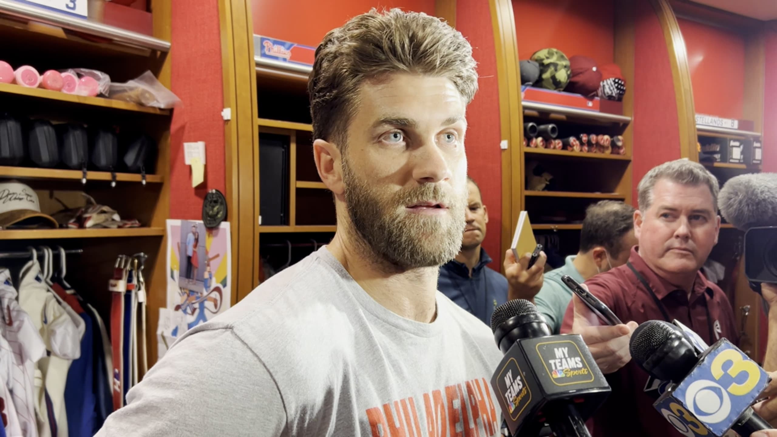 Bryce Harper on injury status