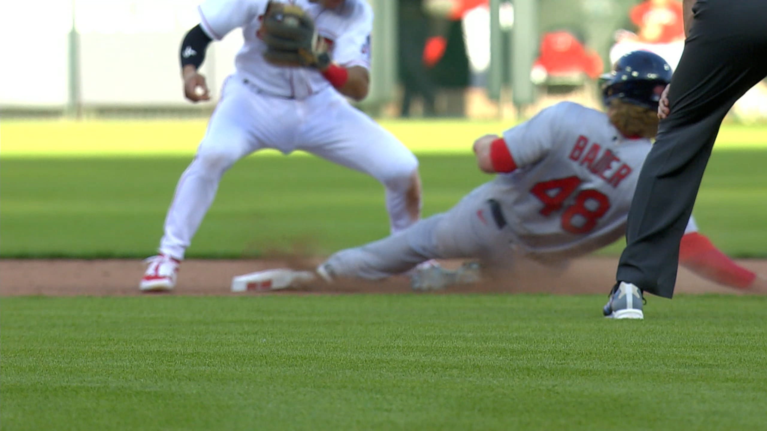 Bader's three stolen bases