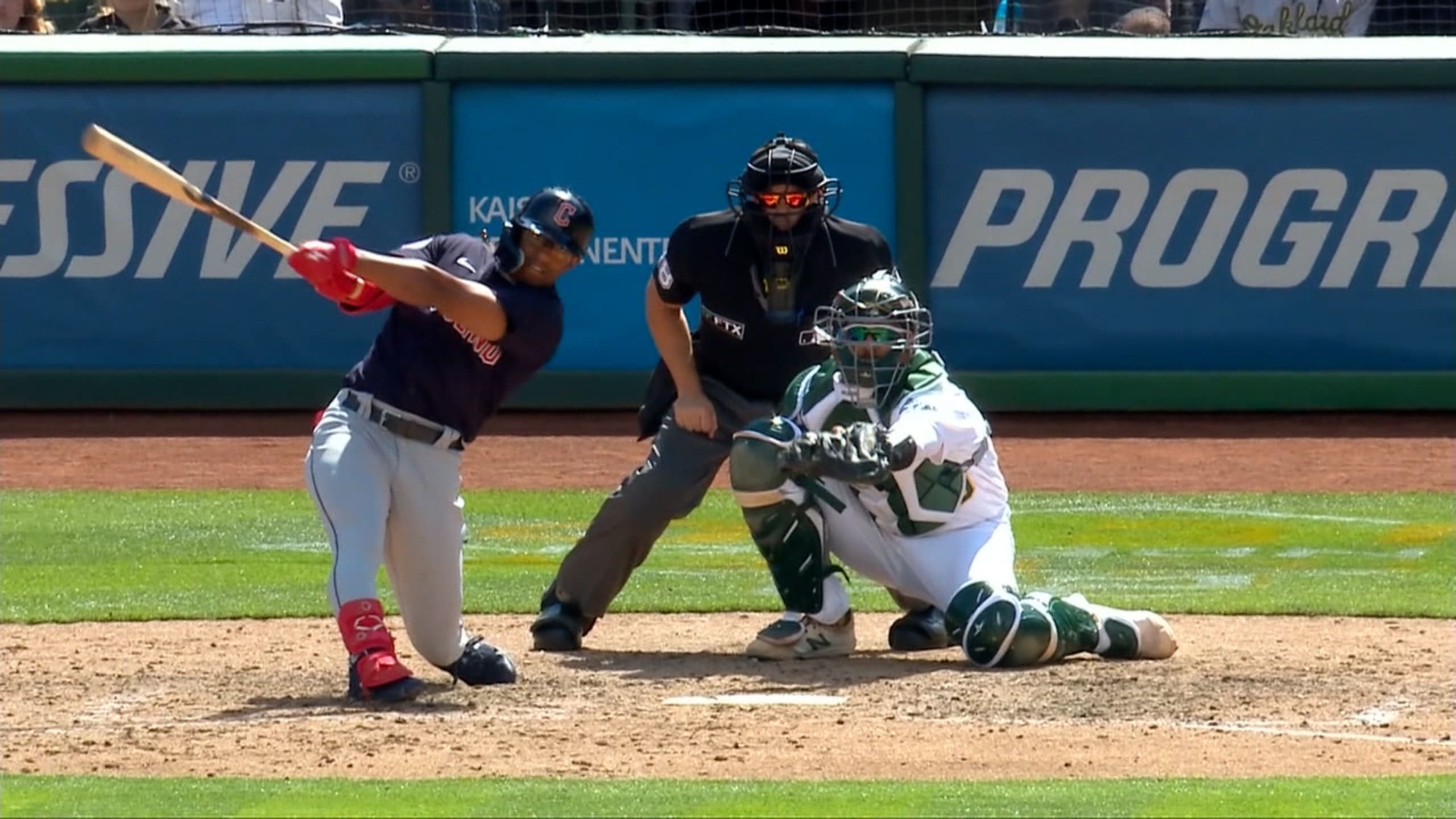 Watch: Guardians 1B overjoyed by brother's first MLB hit