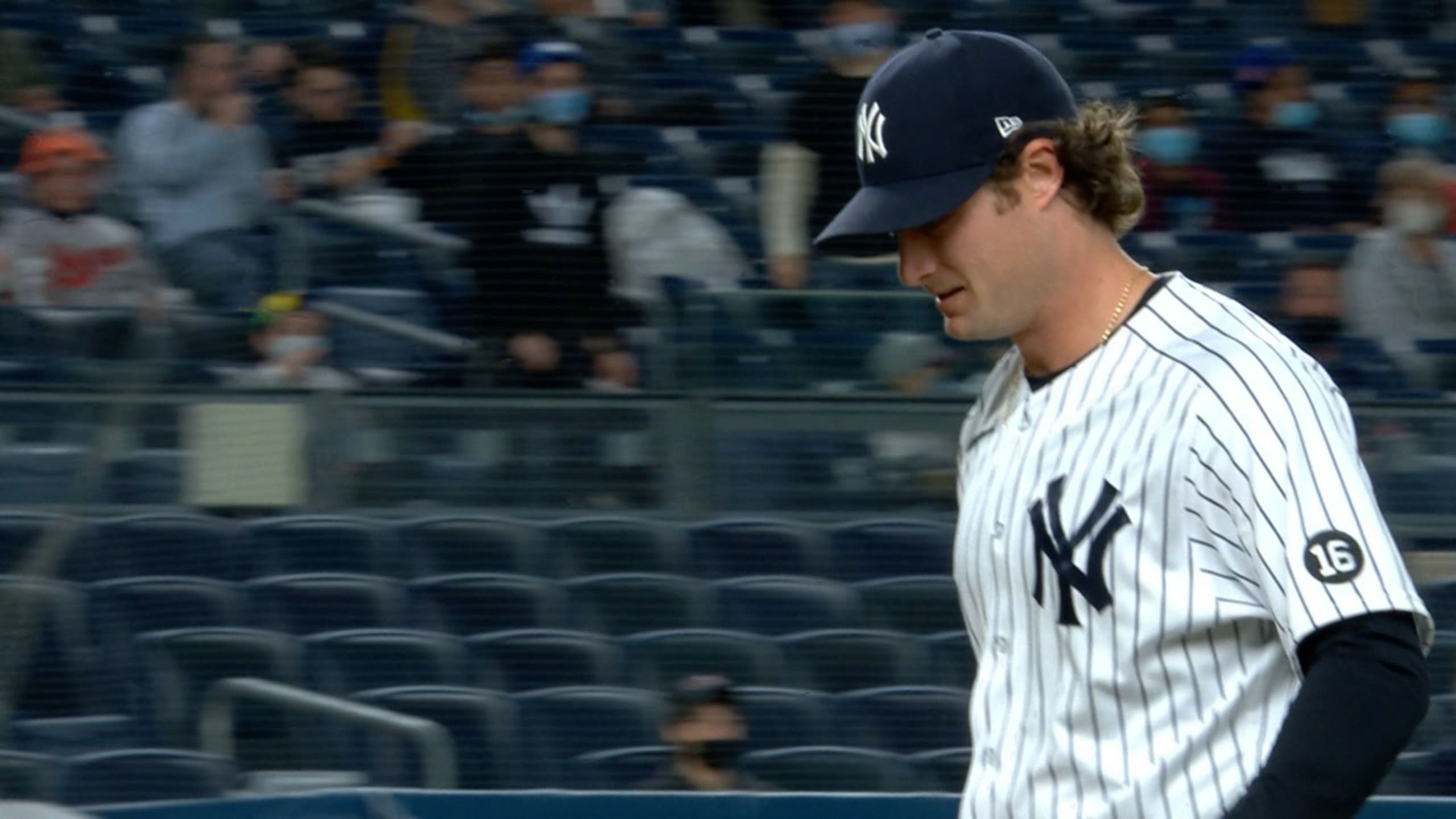 Yankees' Gerrit Cole ties Ron Guidry for single-season strikeout