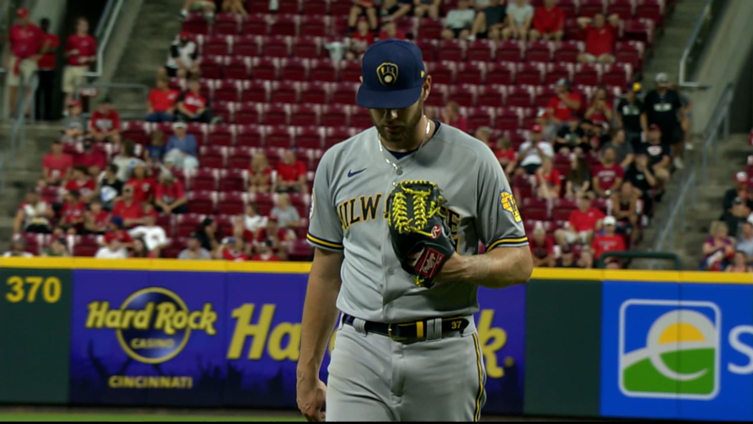 Adrian Houser's four strikeouts