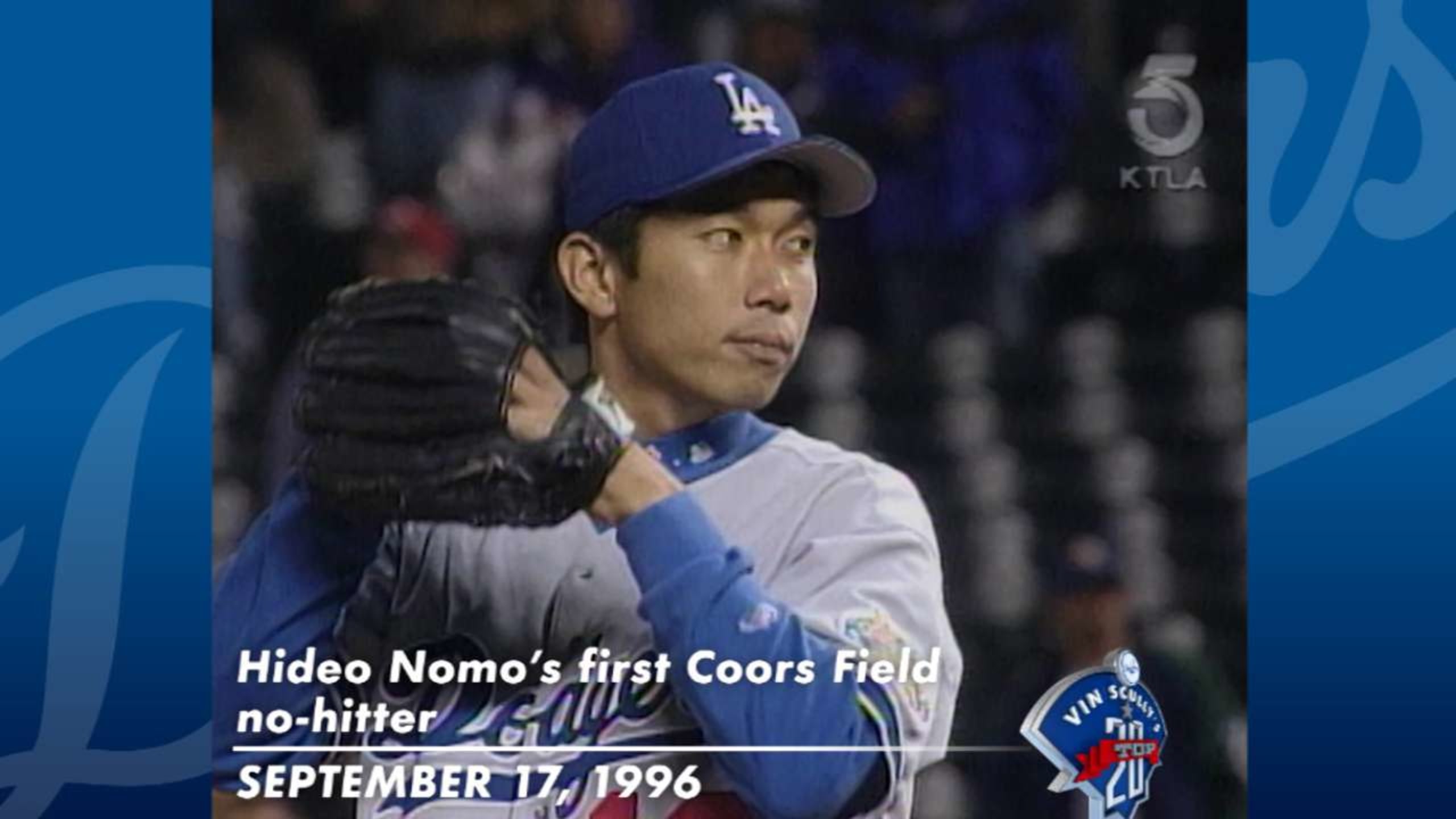 #13 Hideo Nomo no-hitter