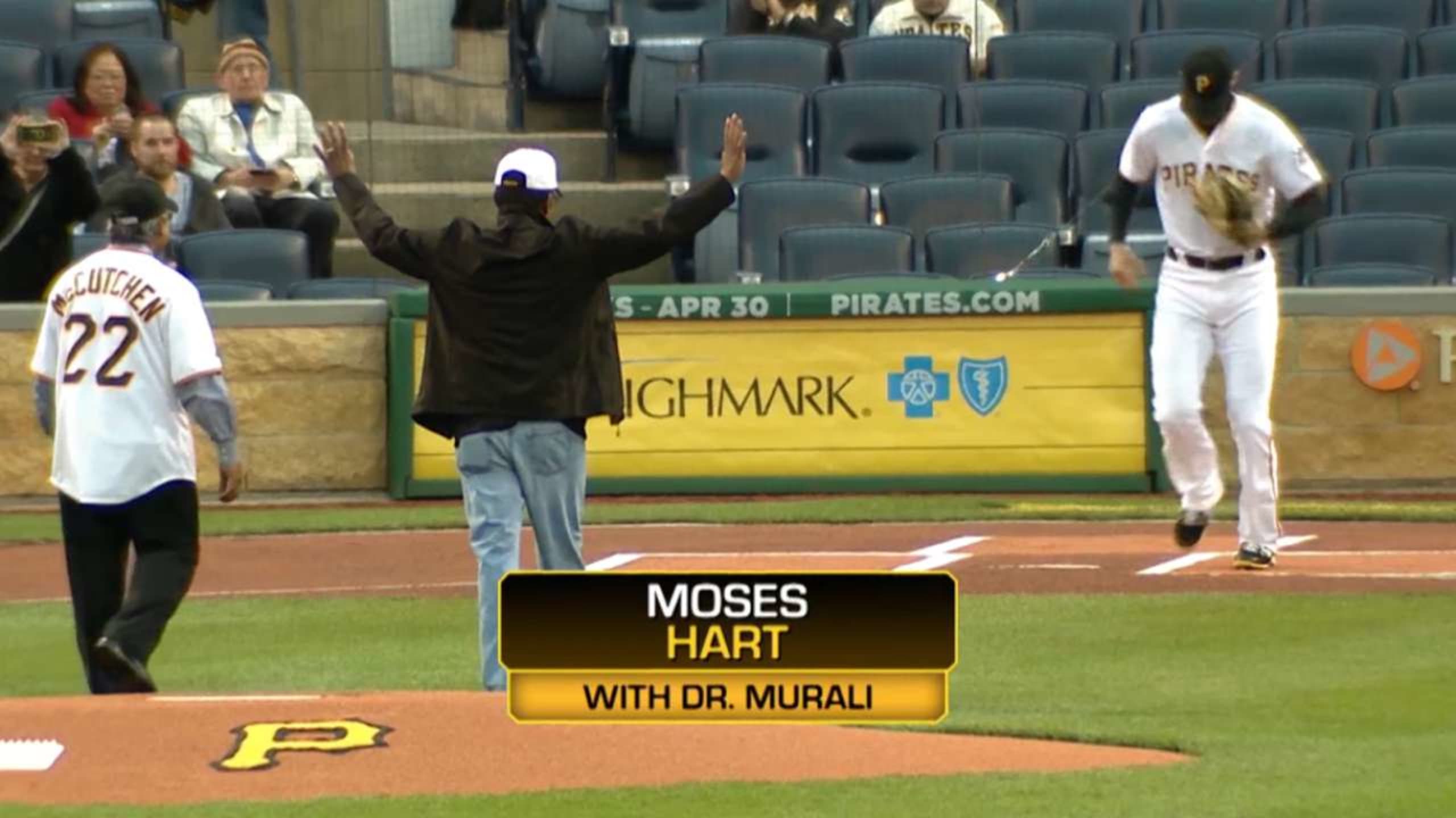 Moses Hart's First Pitch