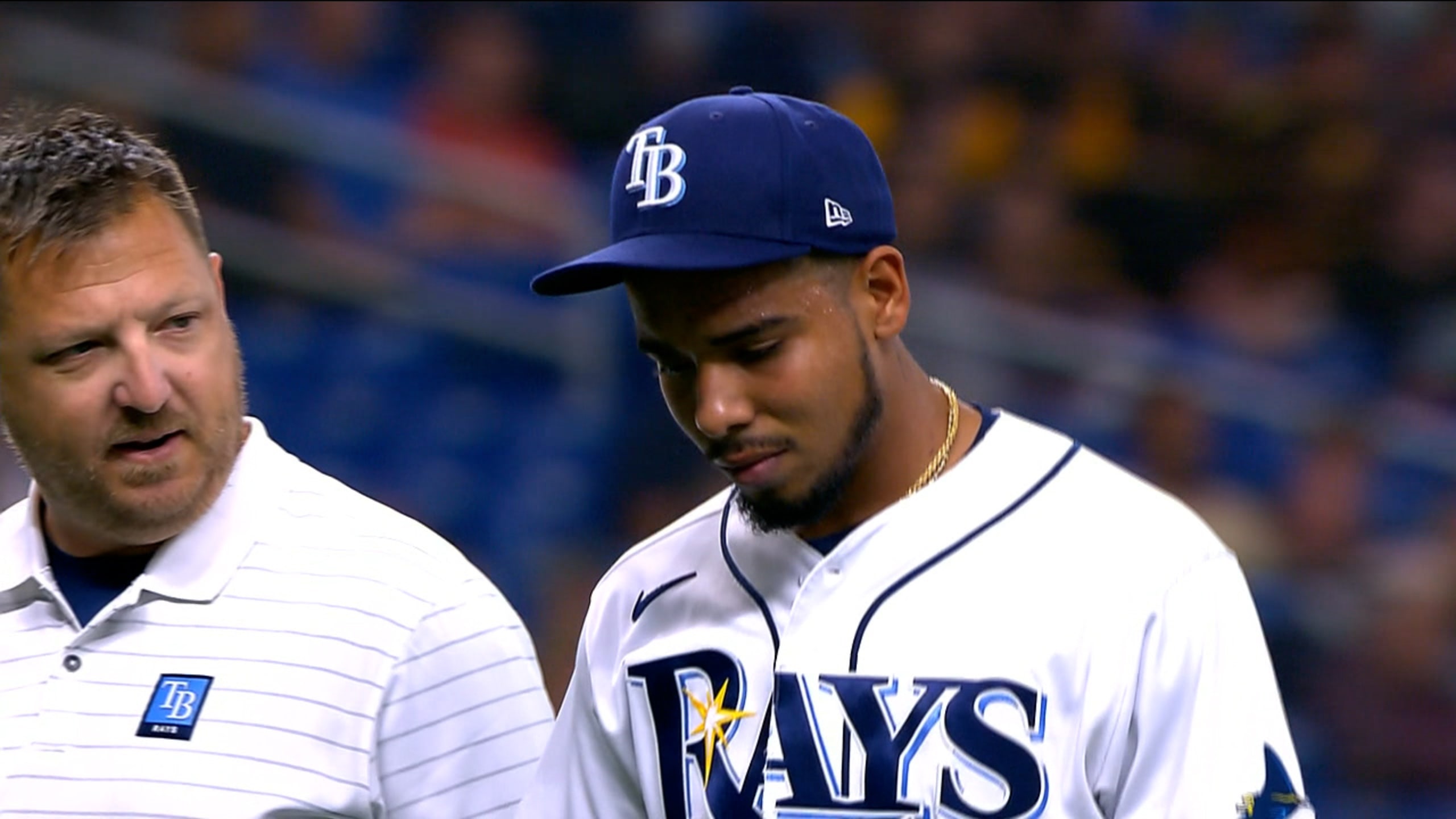 Rays lose righty Luis Patiño to oblique strain in first start of