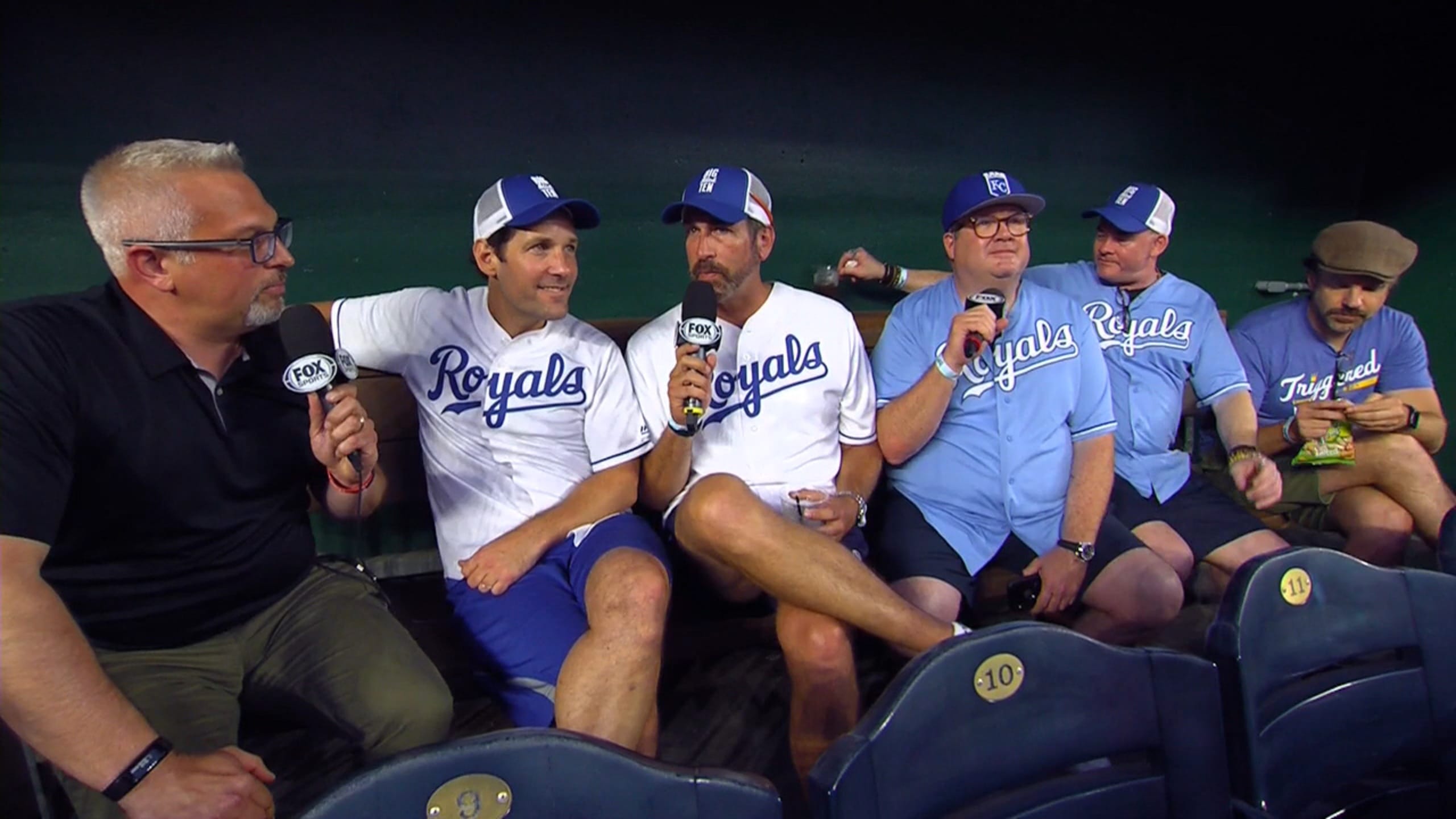 Celebs on charity softball game