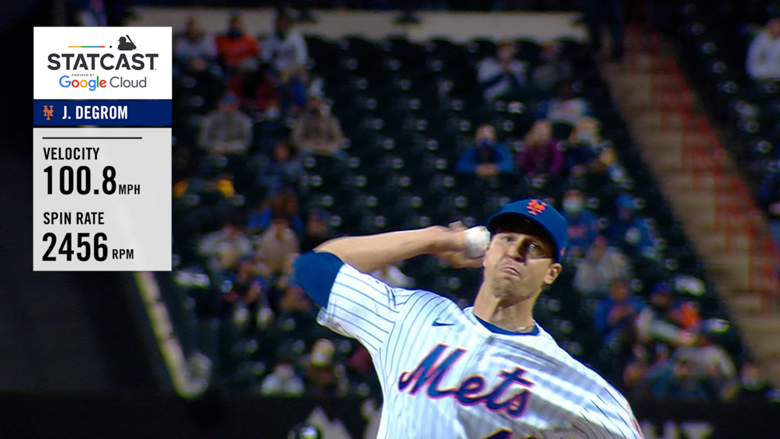 Jacob deGrom's 99+ mph strikeouts