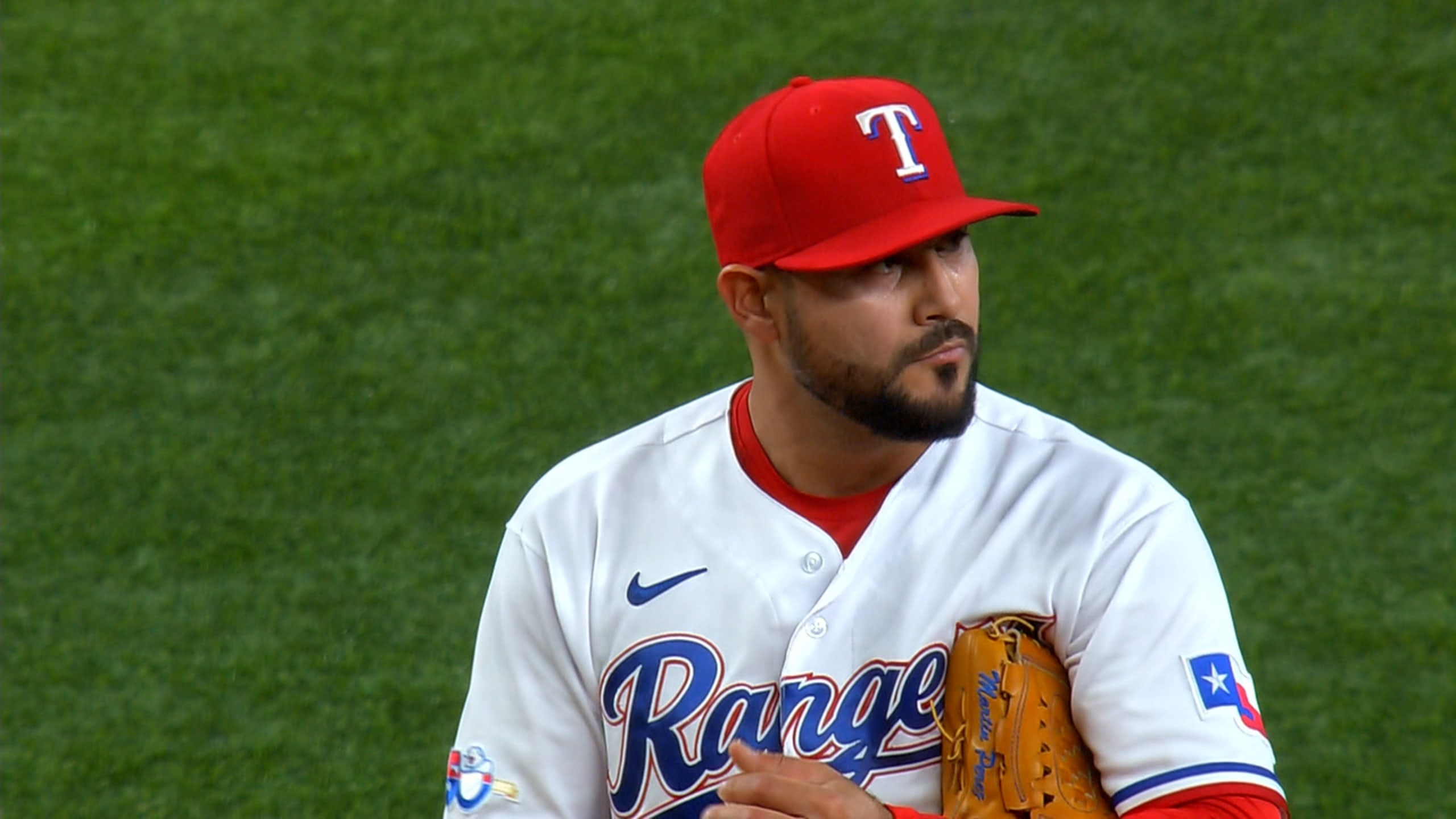 Martín Pérez's six strikeouts