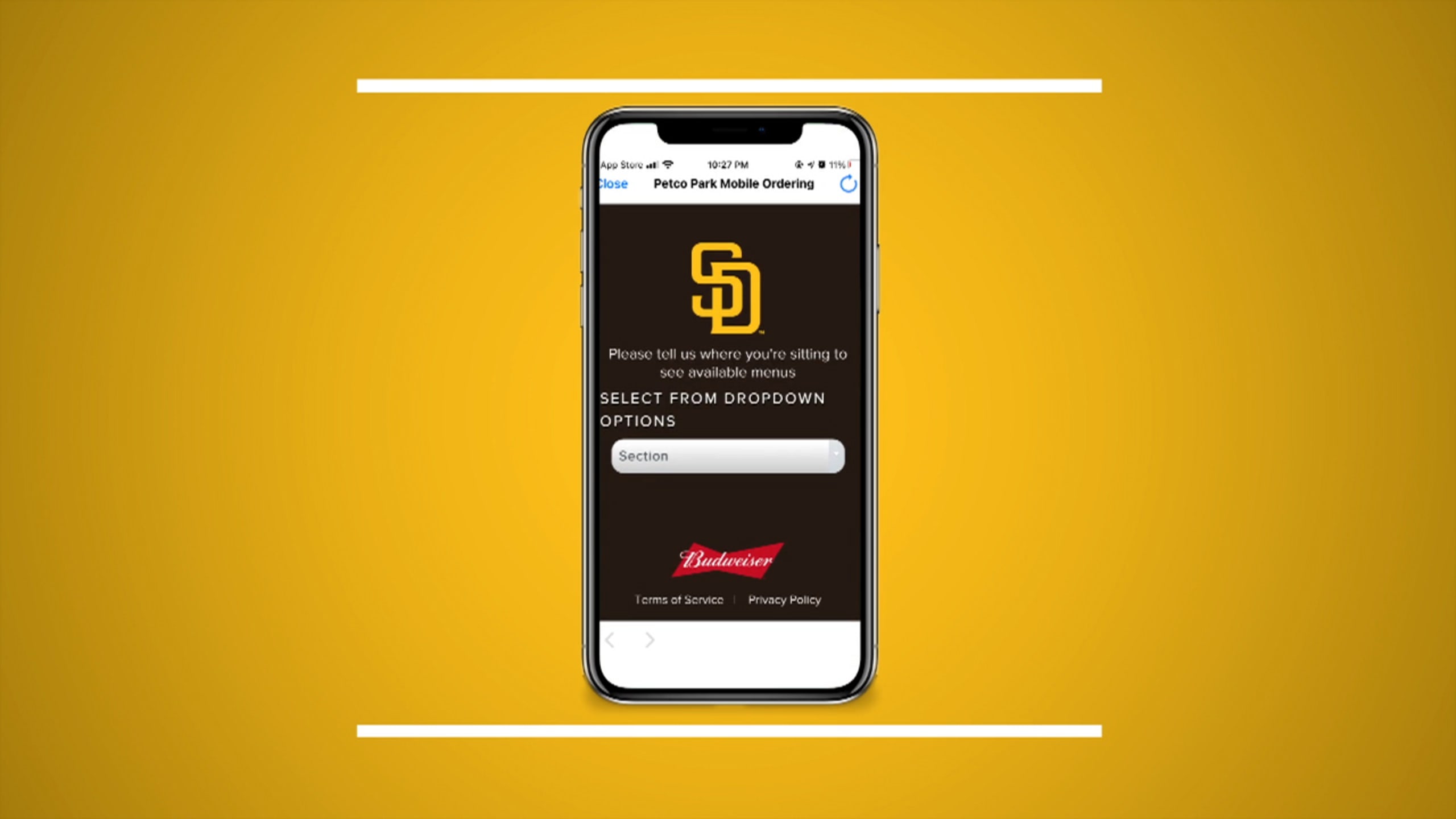 Mobile Ordering at Petco Park
