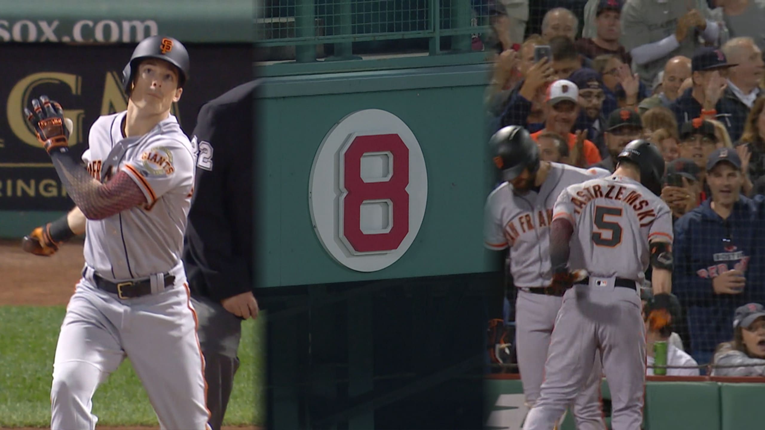 Hall of Famer Carl Yastrzemski throws out first pitch to grandson