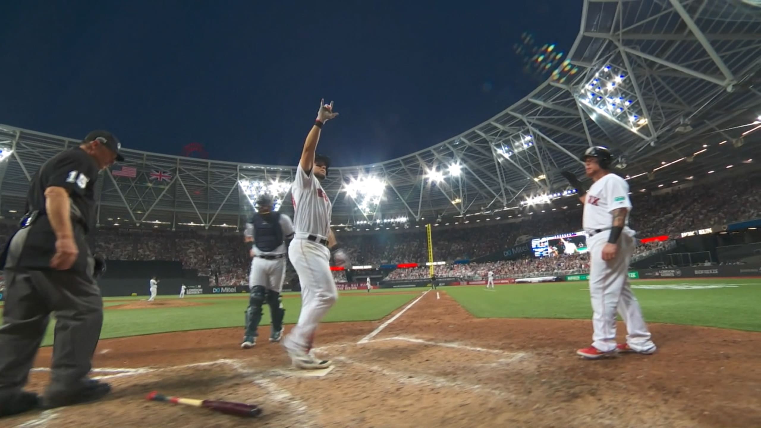 Michael Chavis' 2 Home Run Game (6 RBI) in London!, June 29, 2019