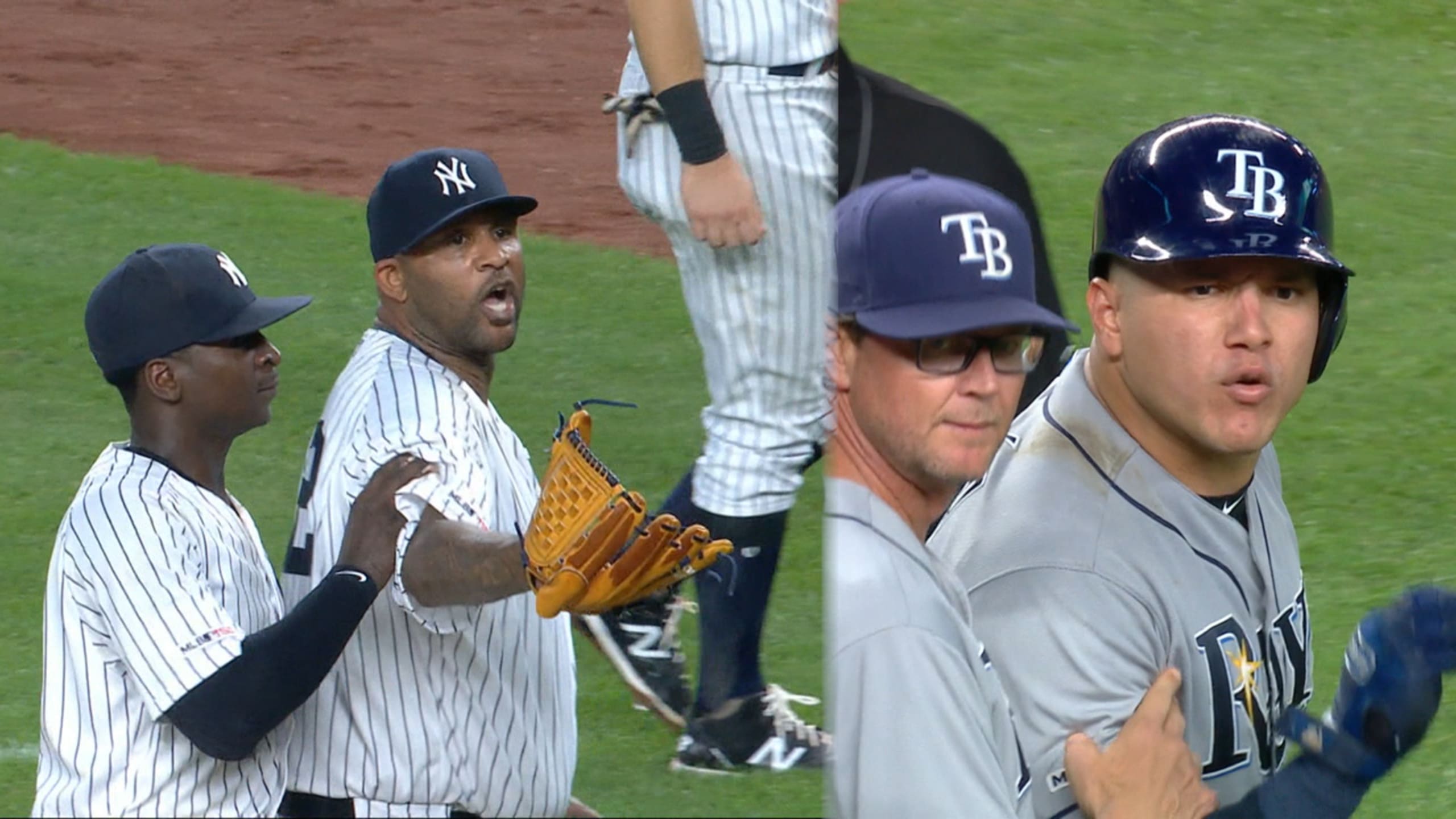 Yankees' Sabathia appeals 5-game ban for hitting Rays' Sucre with pitch