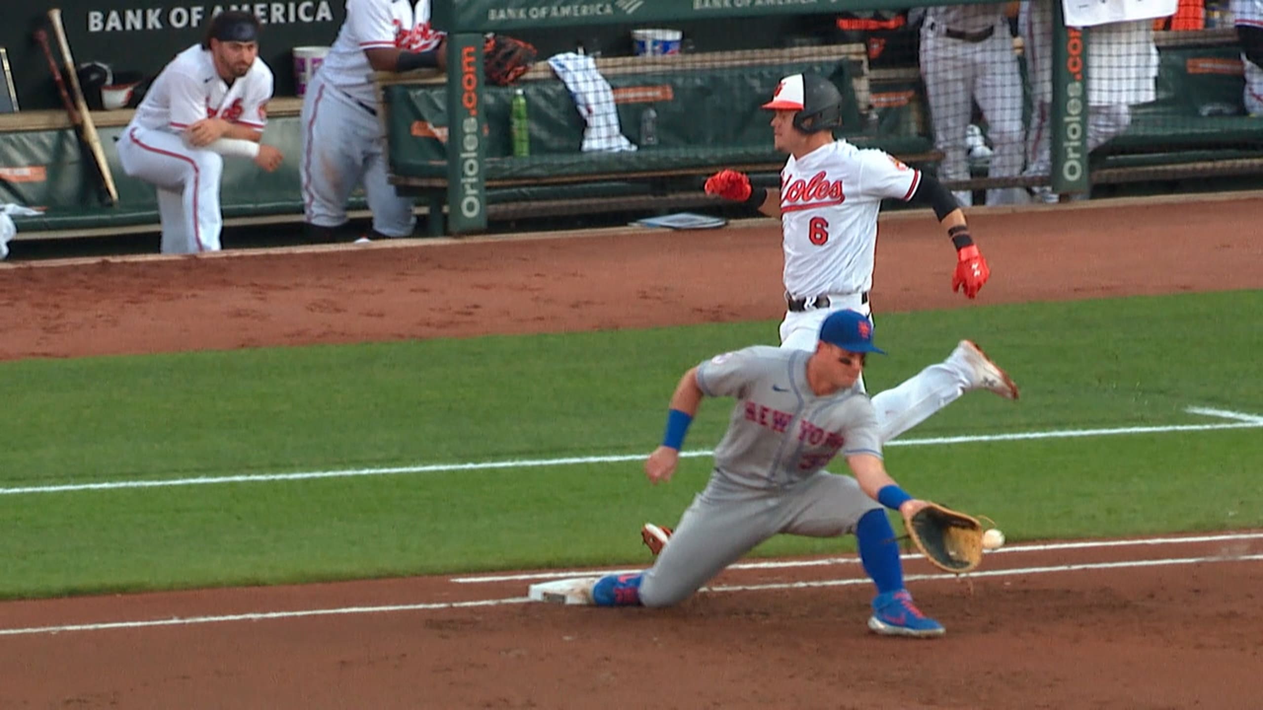 Ryan Mountcastle safe at first