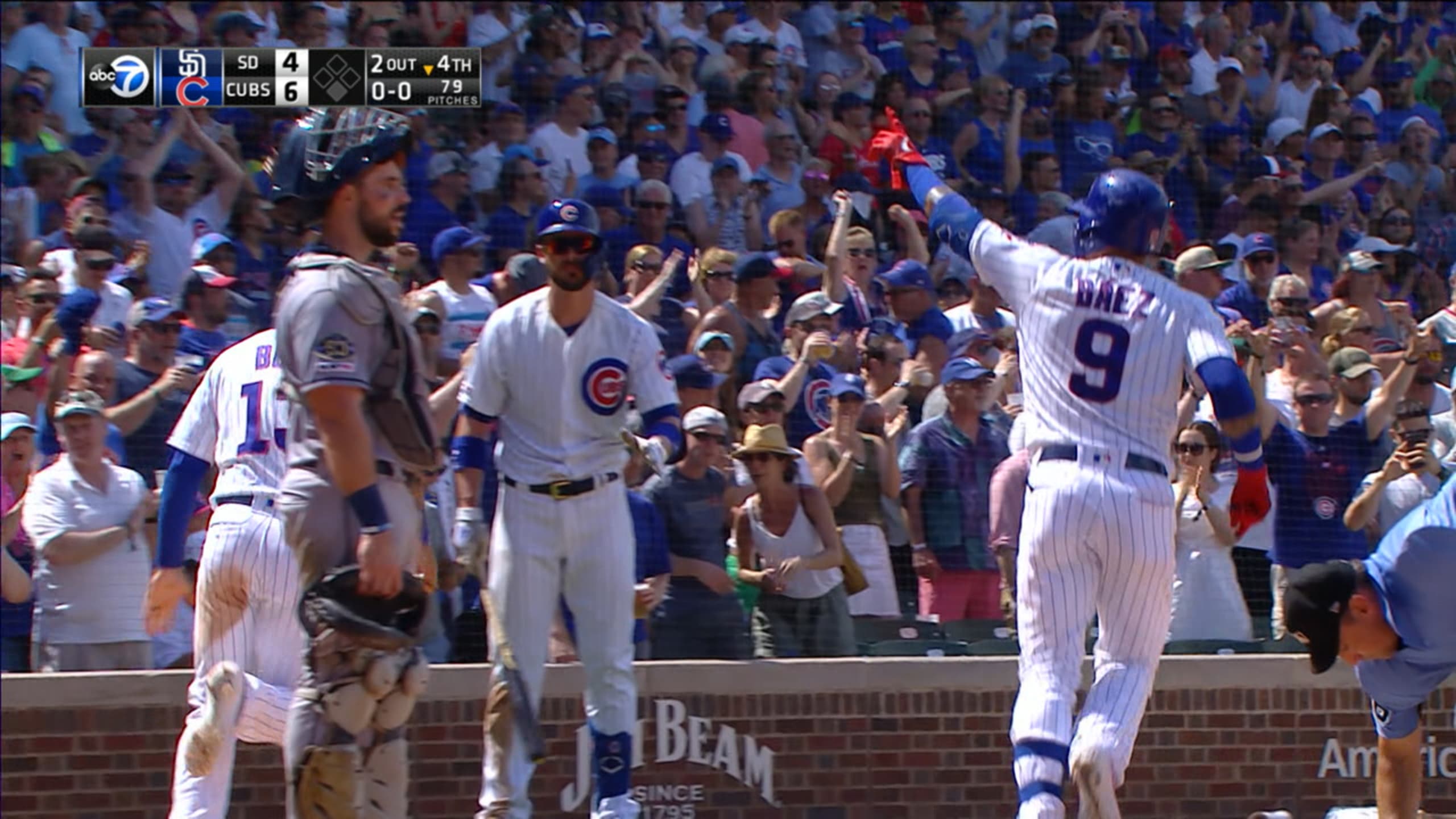 Javier Baez leads red-hot Cubs to another win with home run and magical tag  