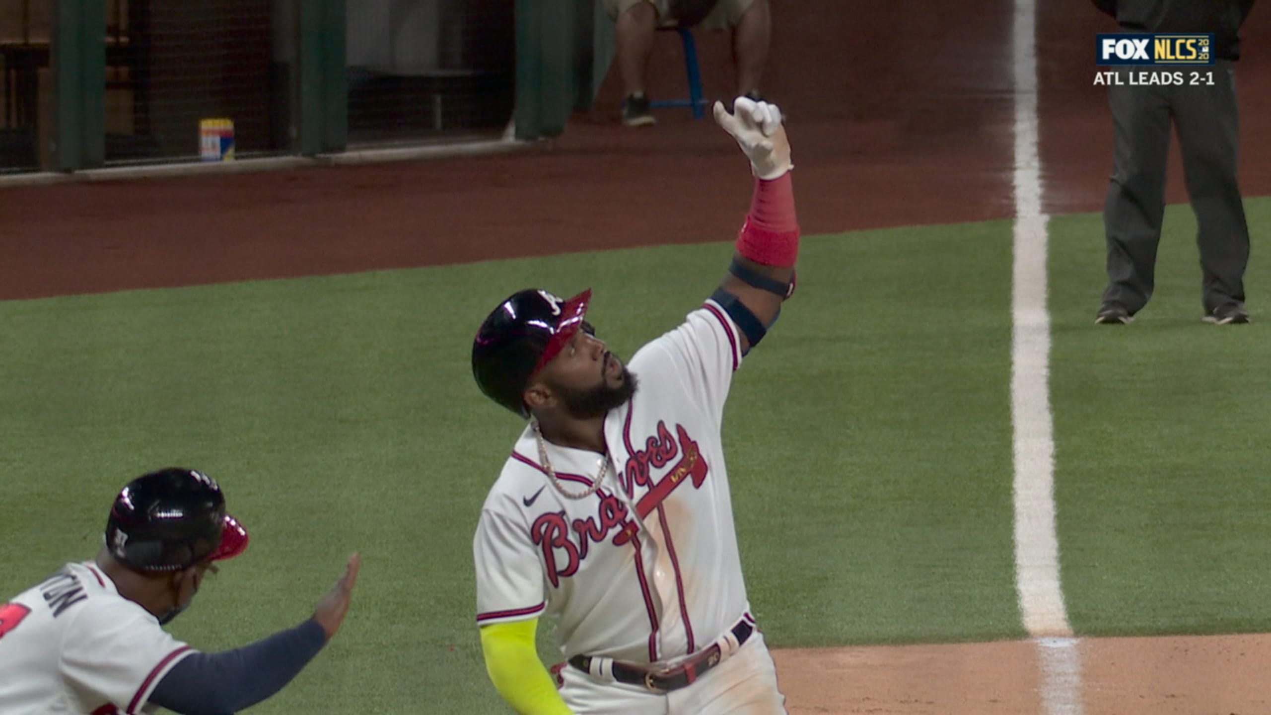 Marcell Ozuna hit a 415-foot single because he watched the baseball