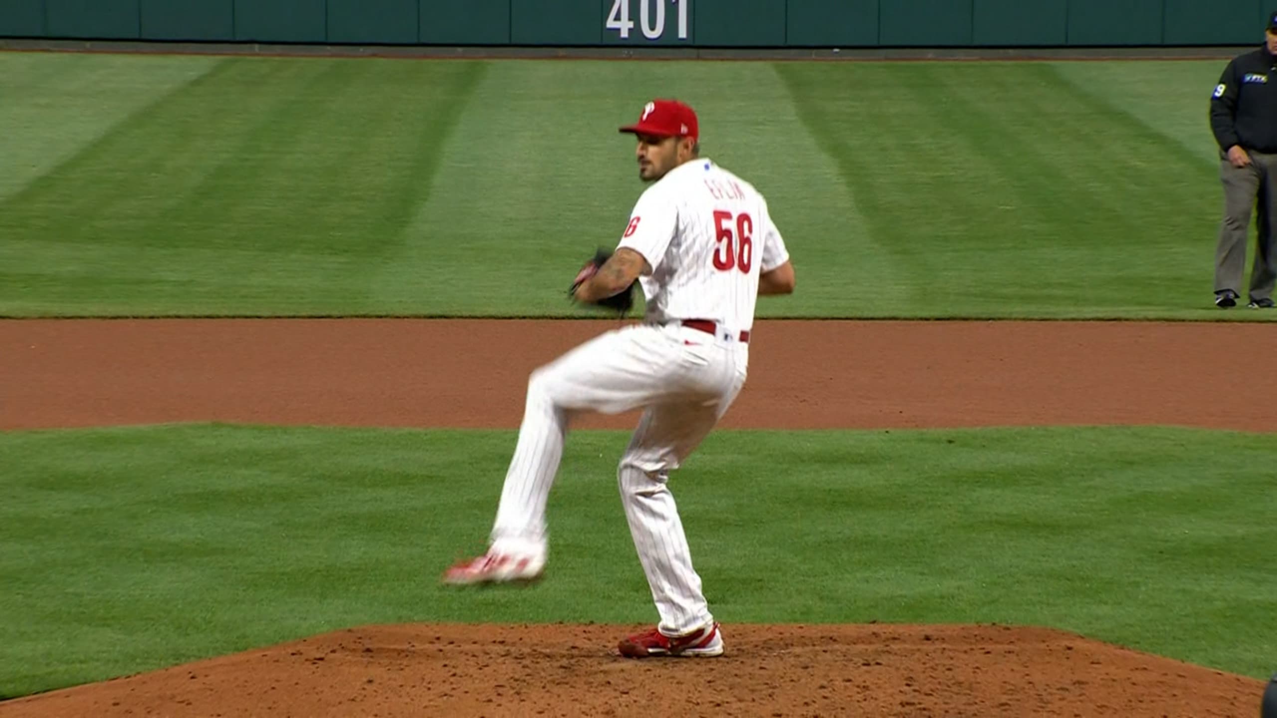 Zach Eflin's three strikeouts