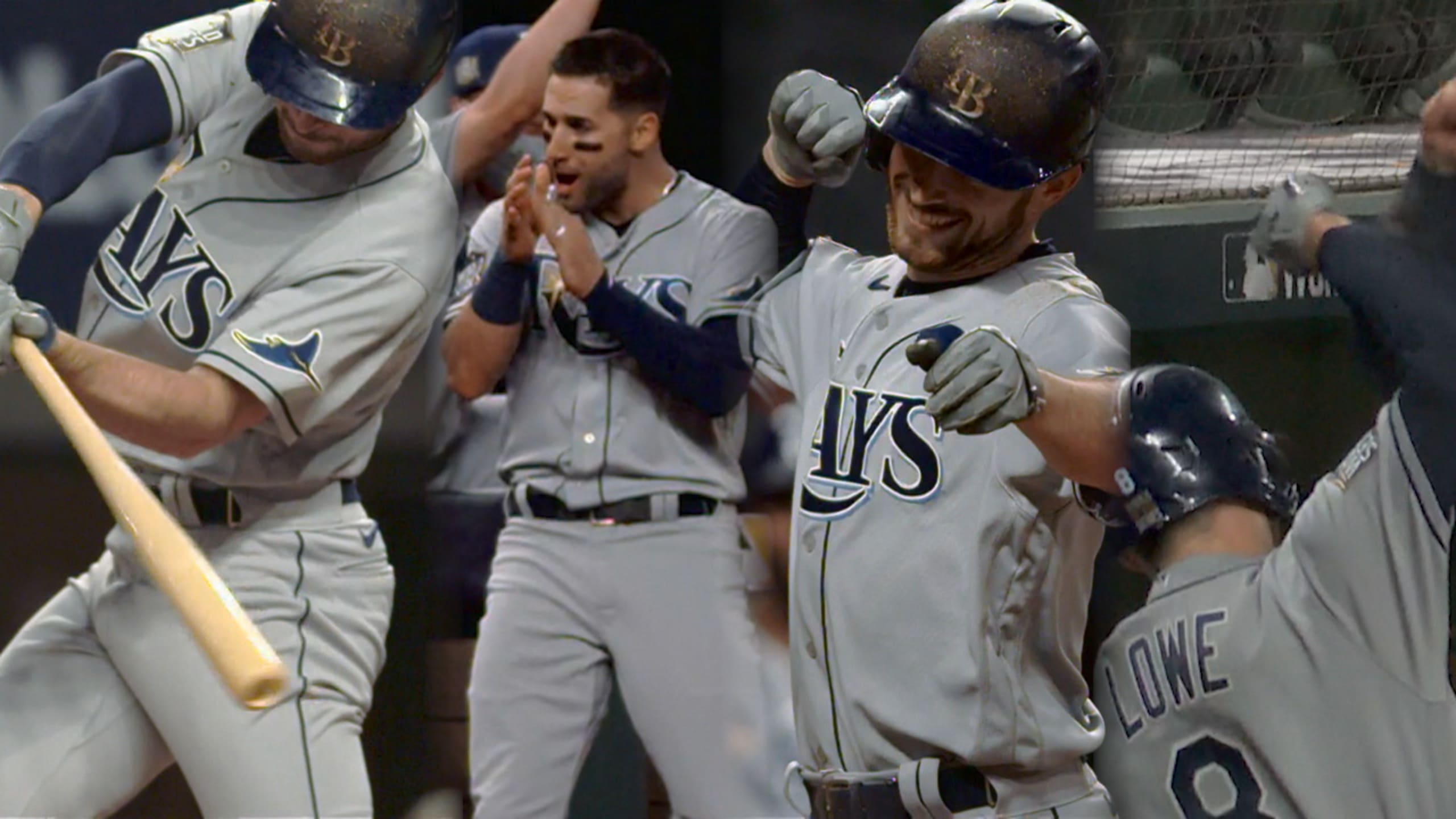 And it's gone! Tampa Bay Rays highest leverage homeruns of the