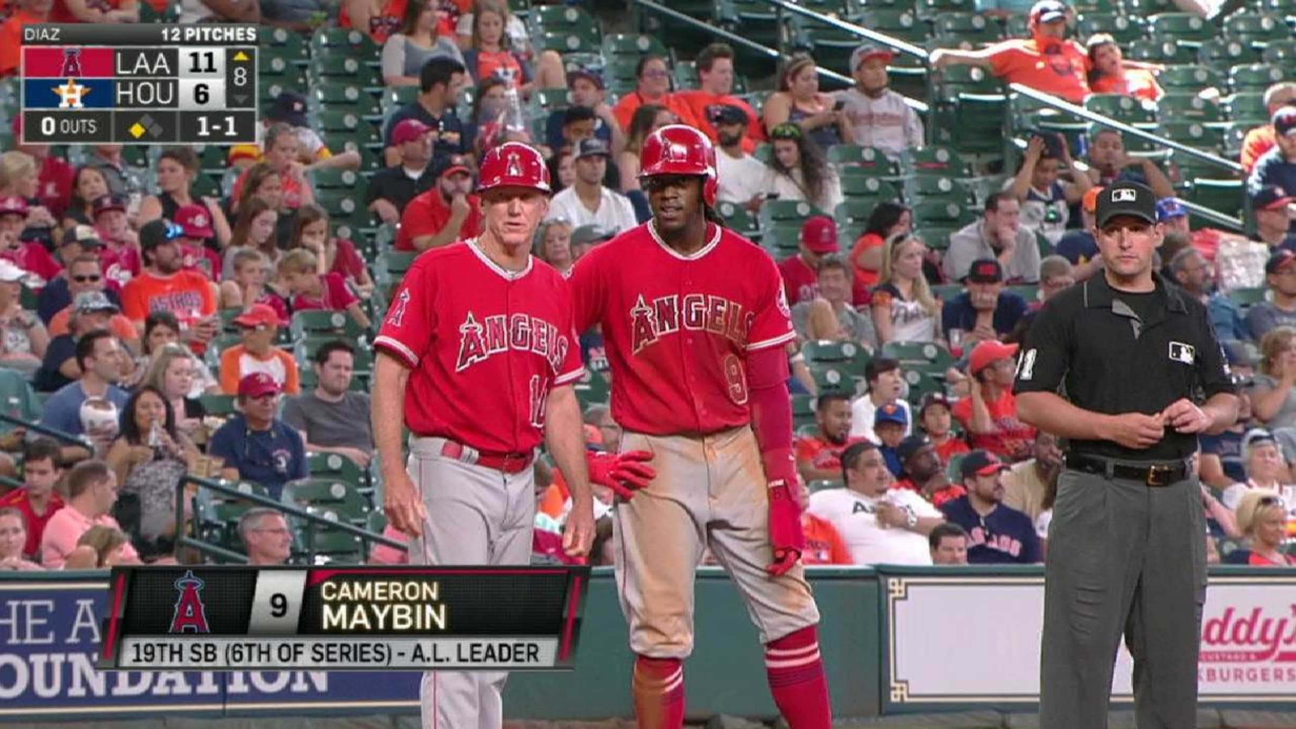 Calhoun, Kole vs Diaz, Dayan - BALL, ERROR, STOLEN BASE