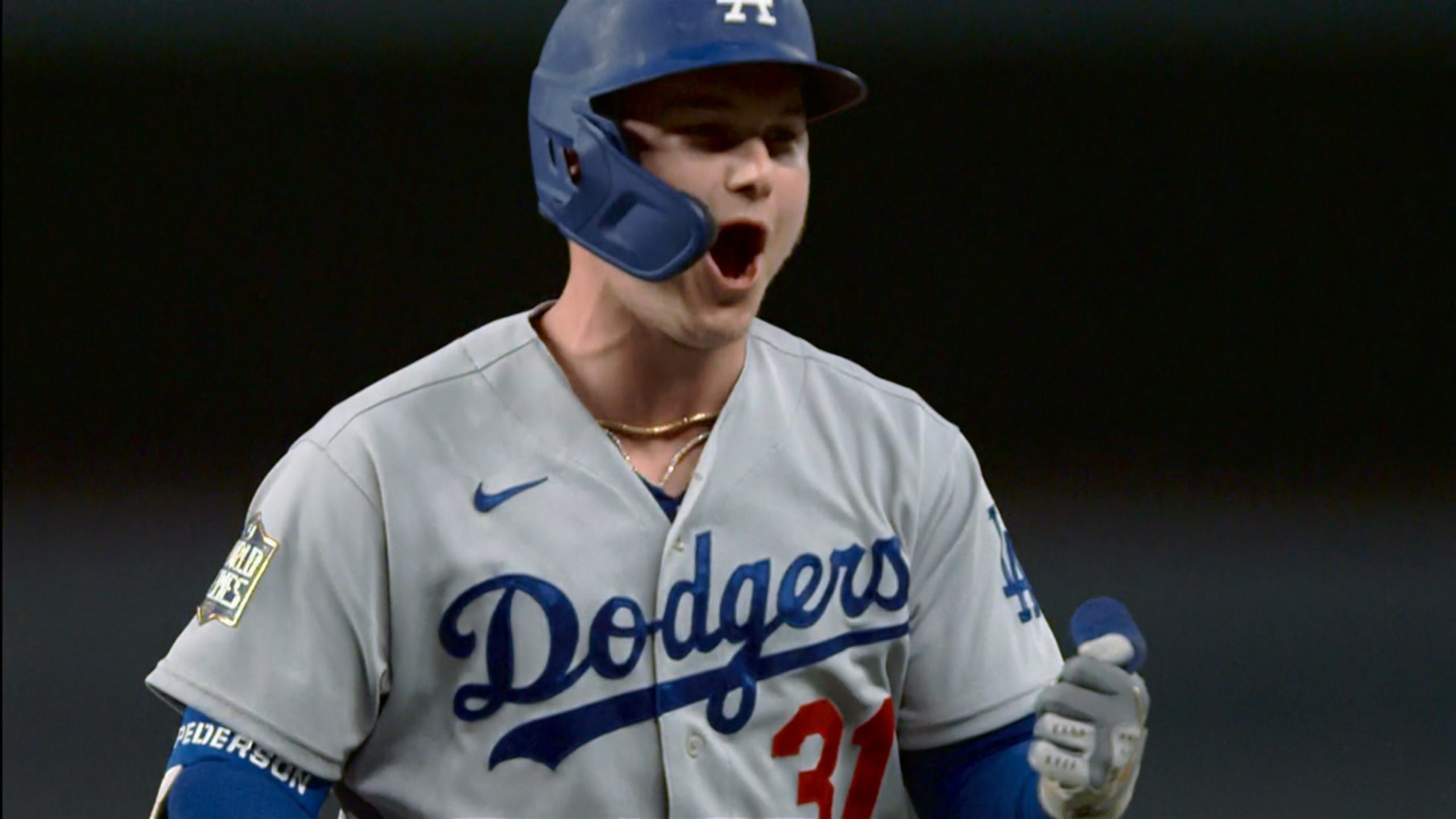 It's Joctober:” Braves fans embracing Joc Pederson, pearls pandemonium –  WSB-TV Channel 2 - Atlanta