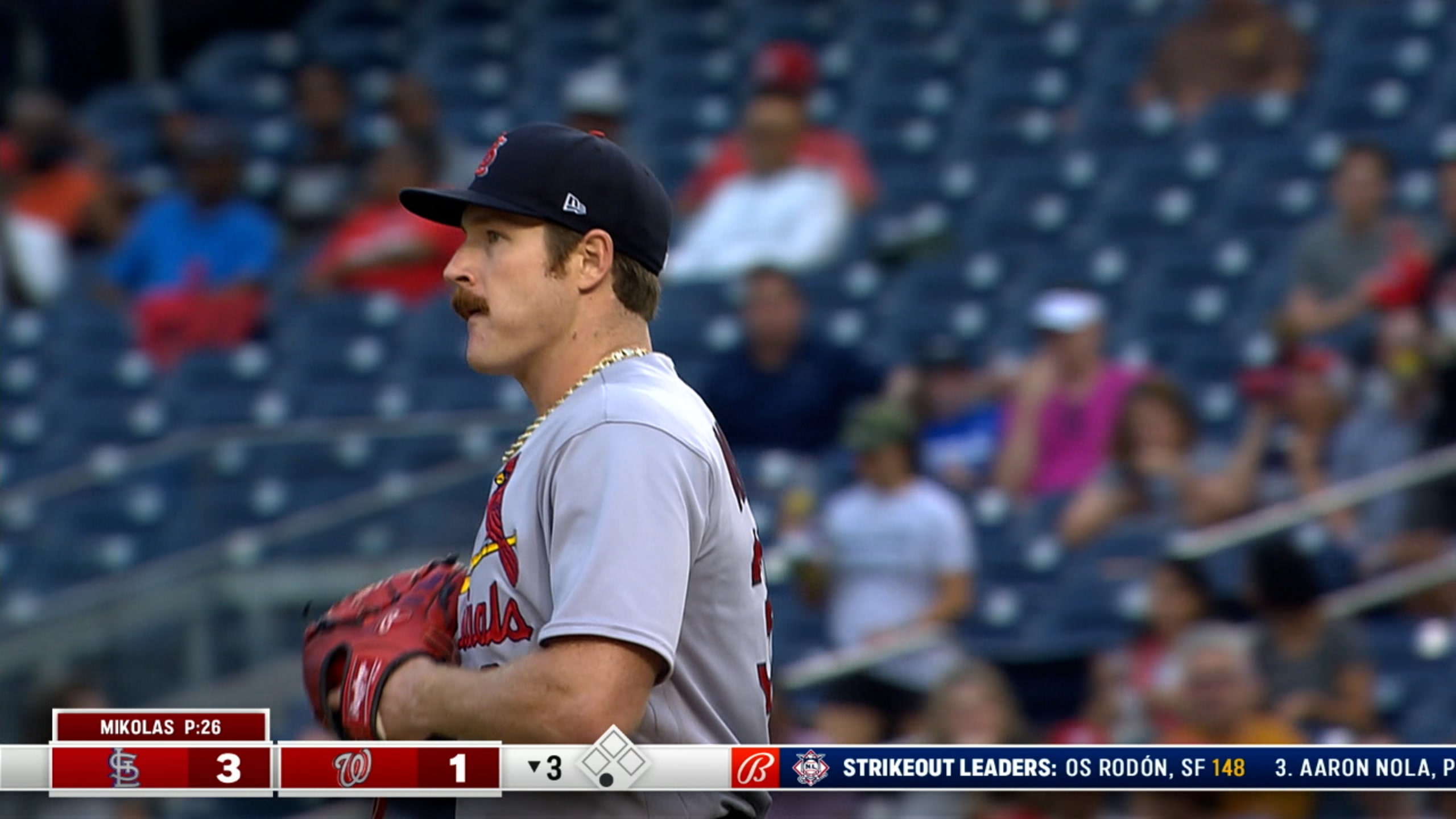 Miles Mikolas' four strikeouts
