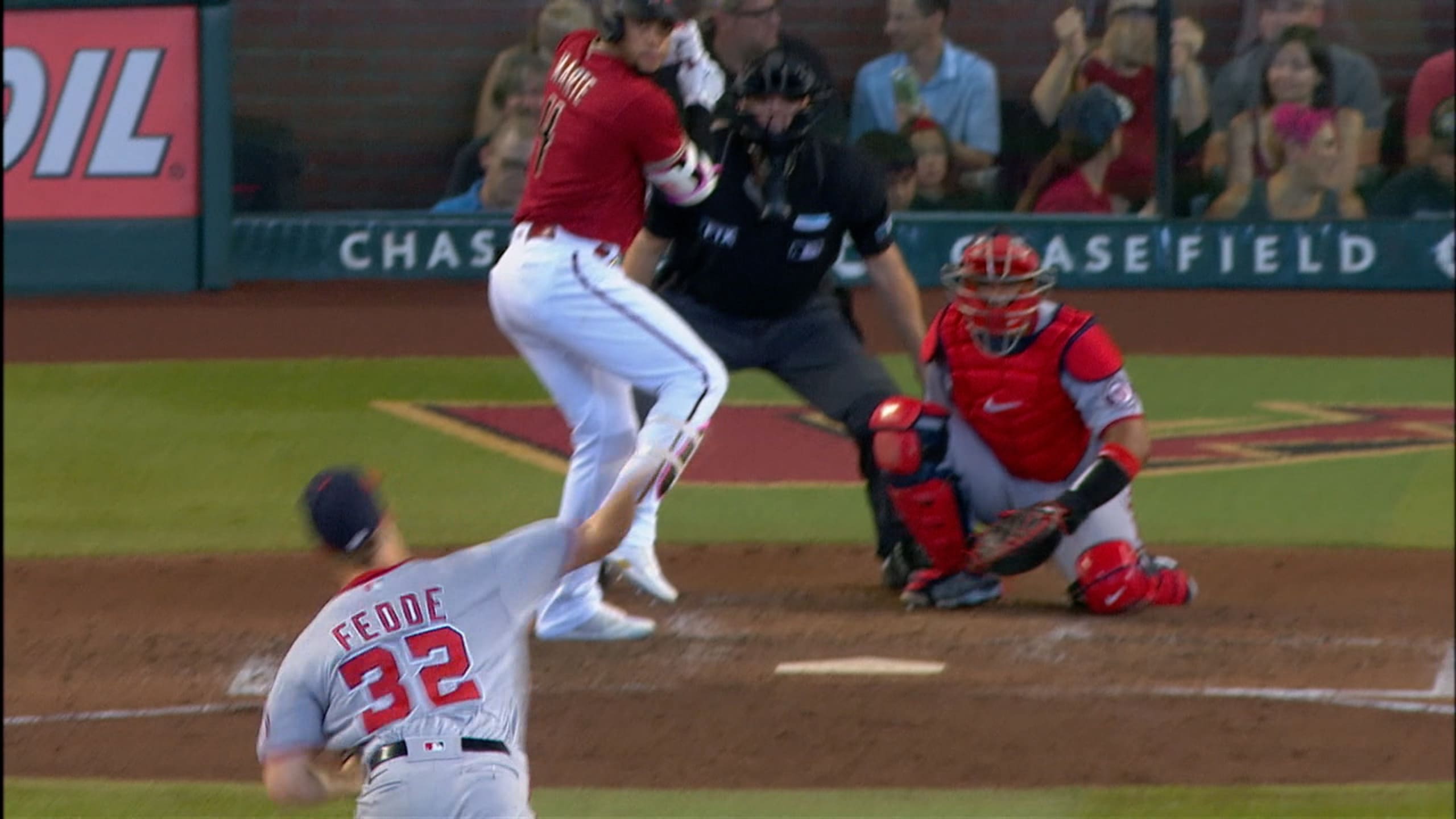Erick Fedde's three strikeouts