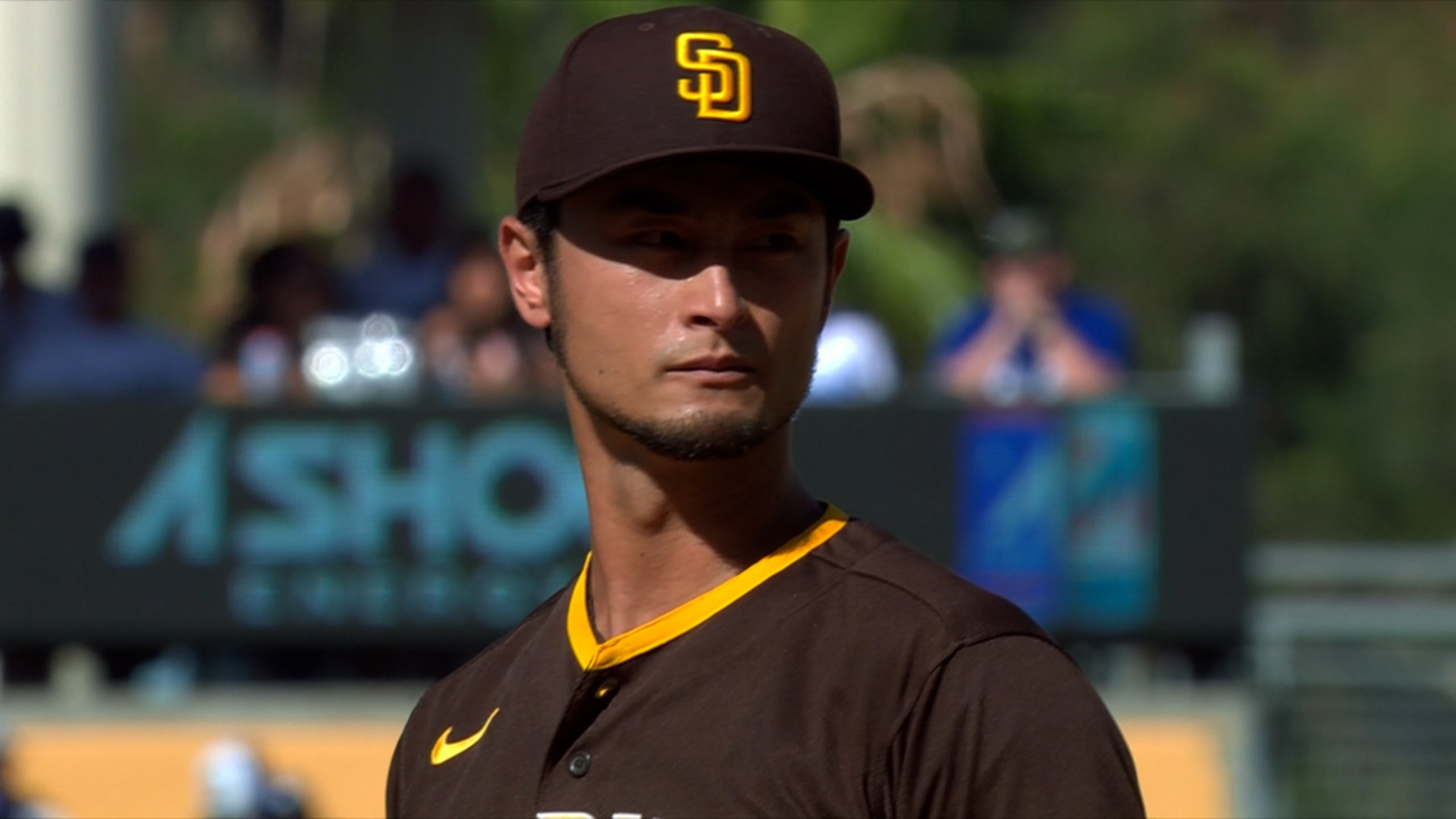 Yu Darvish's 10 strikeouts