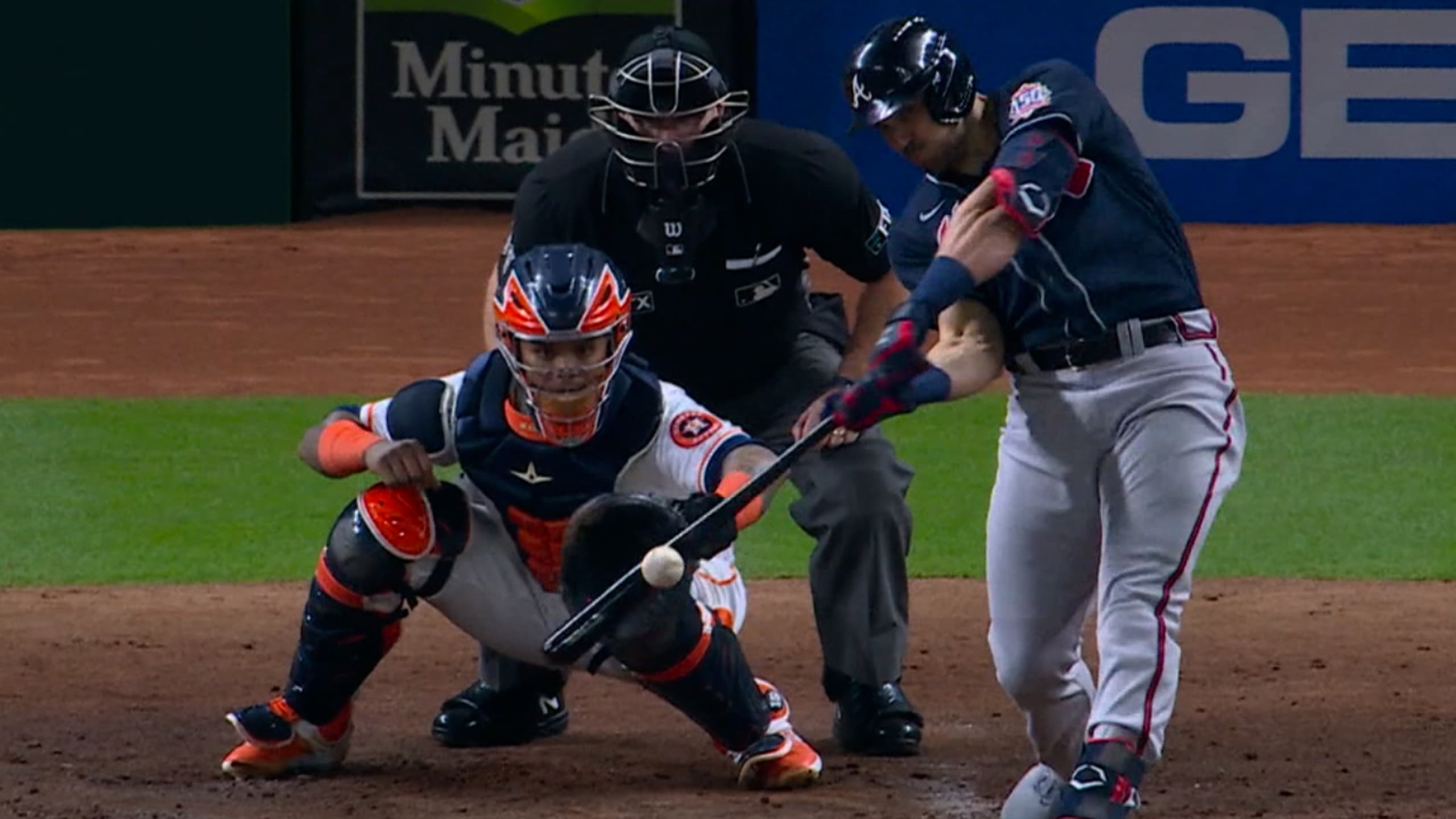 DUVALLL!!! Braves' Adam Duvall goes DEEP to make it 5-0 in World