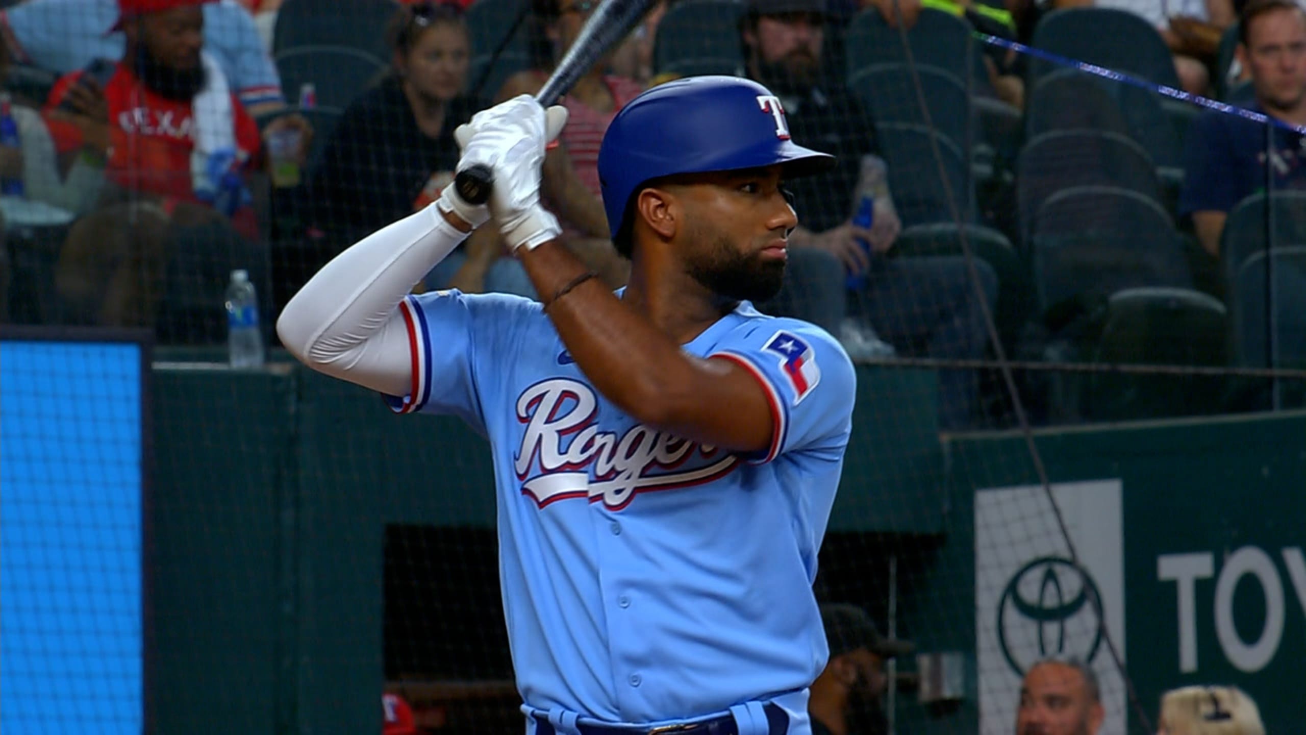 Ezequiel Duran's first career hit