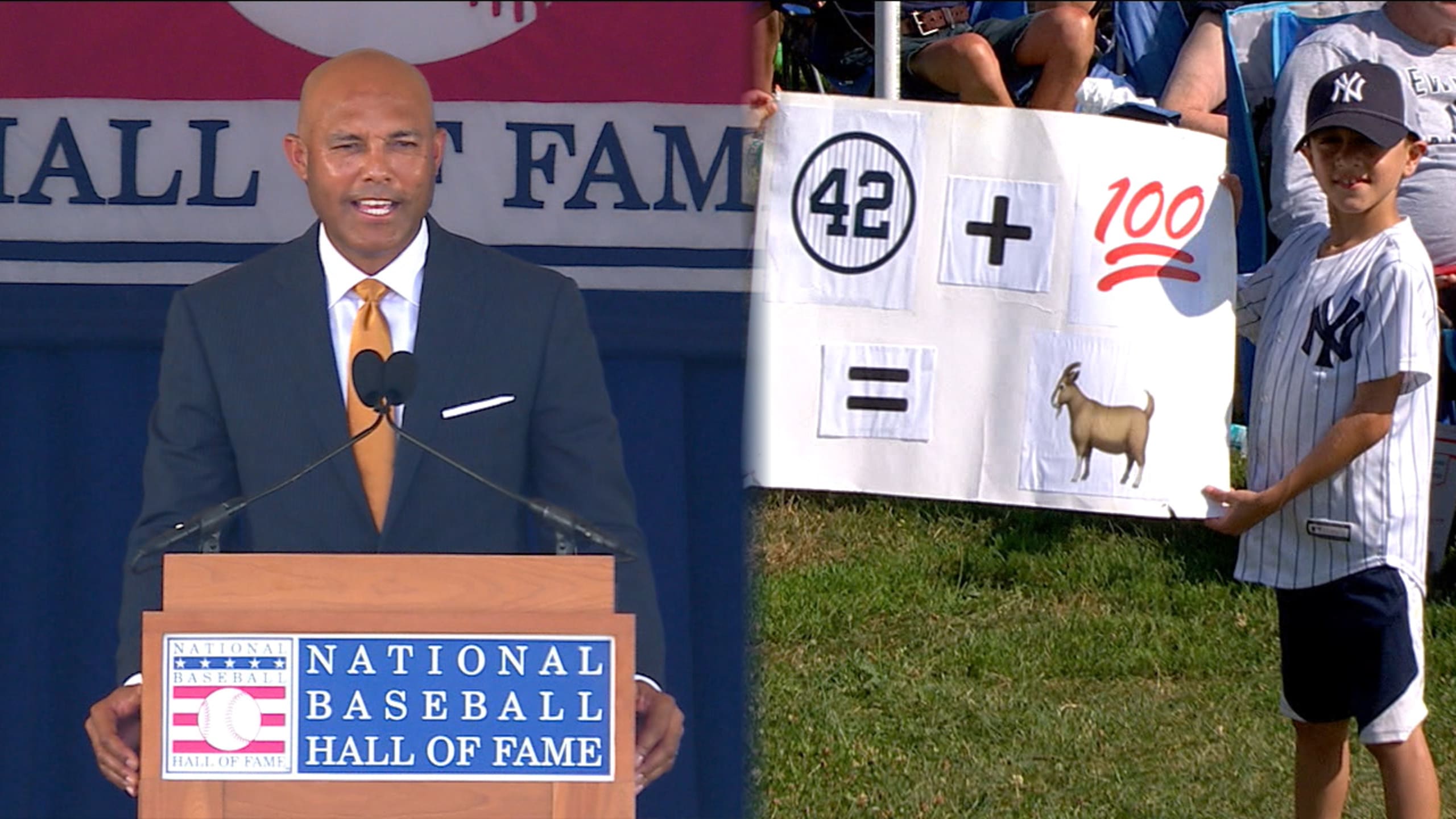 Mariano Rivera's Baseball Hall of Fame induction in Cooperstown