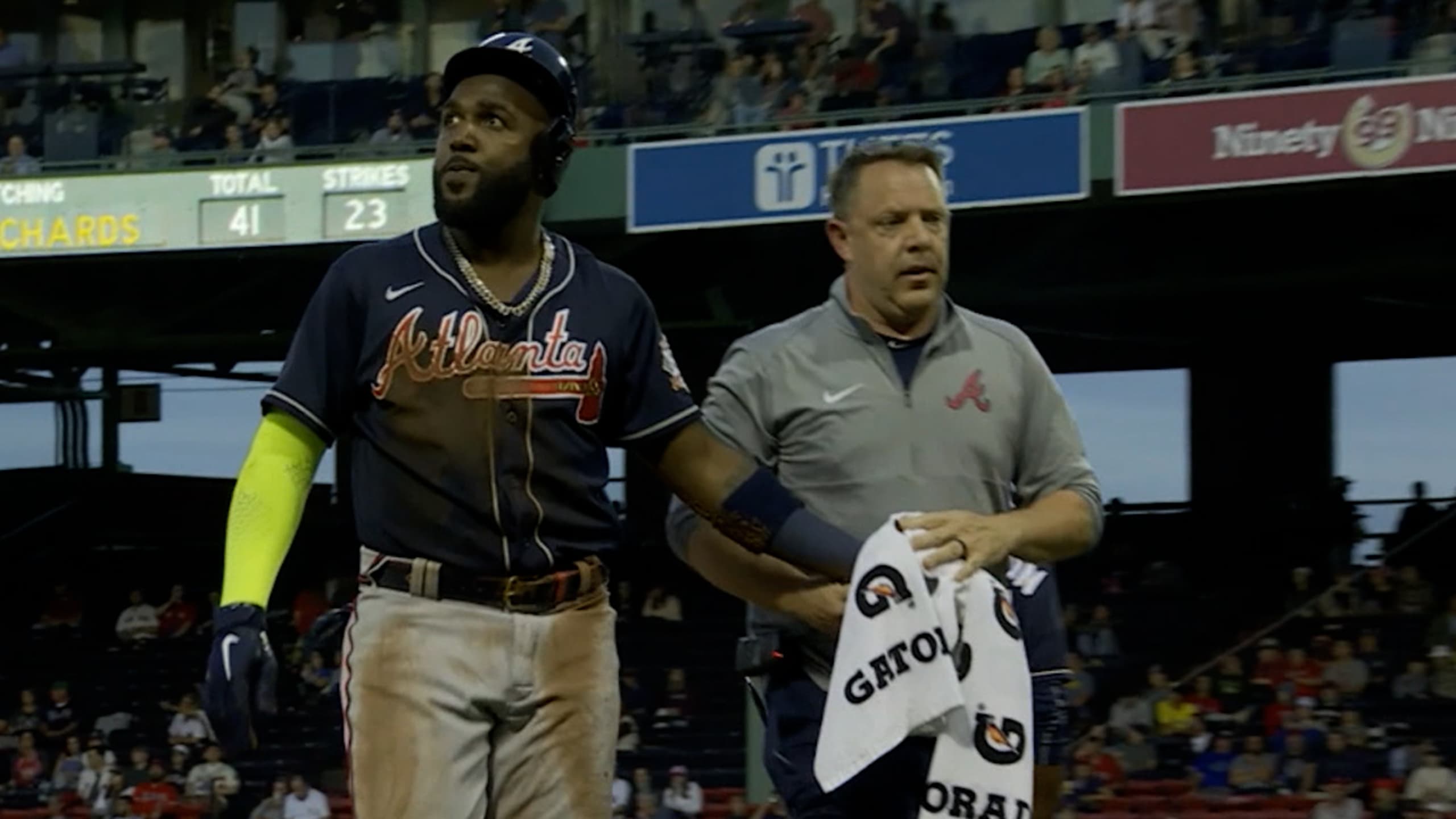 Braves' Marcell Ozuna out six weeks with finger injury suffered