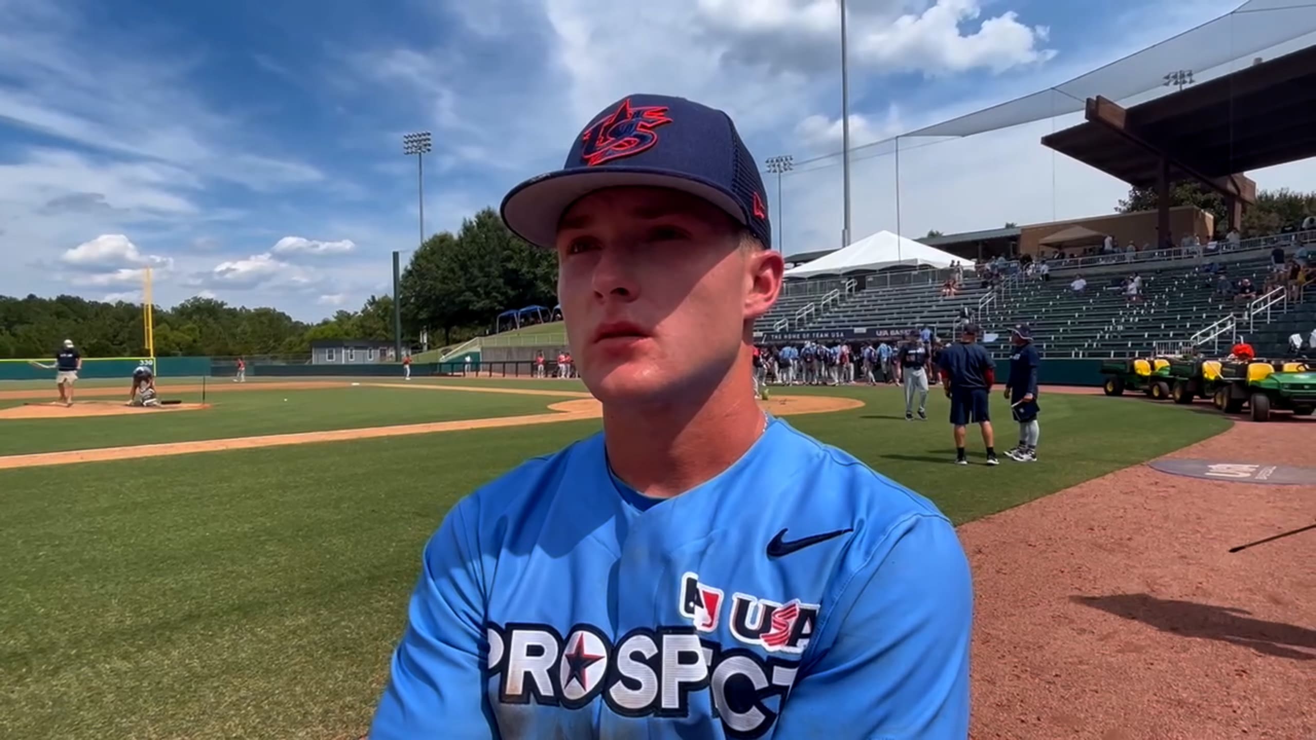 Kevin McGonigle reacts to outing