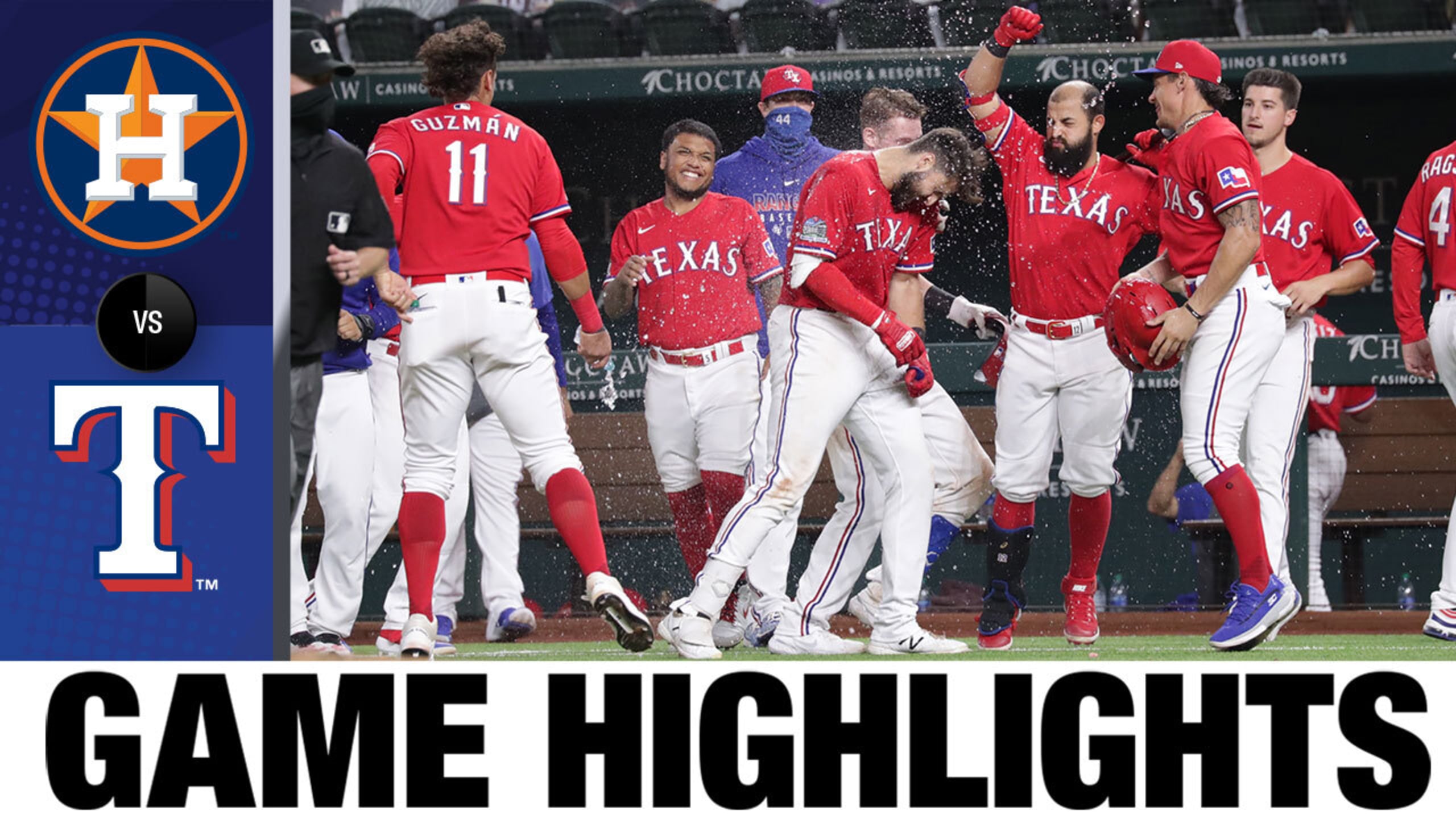 Astros vs. Rangers Highlights