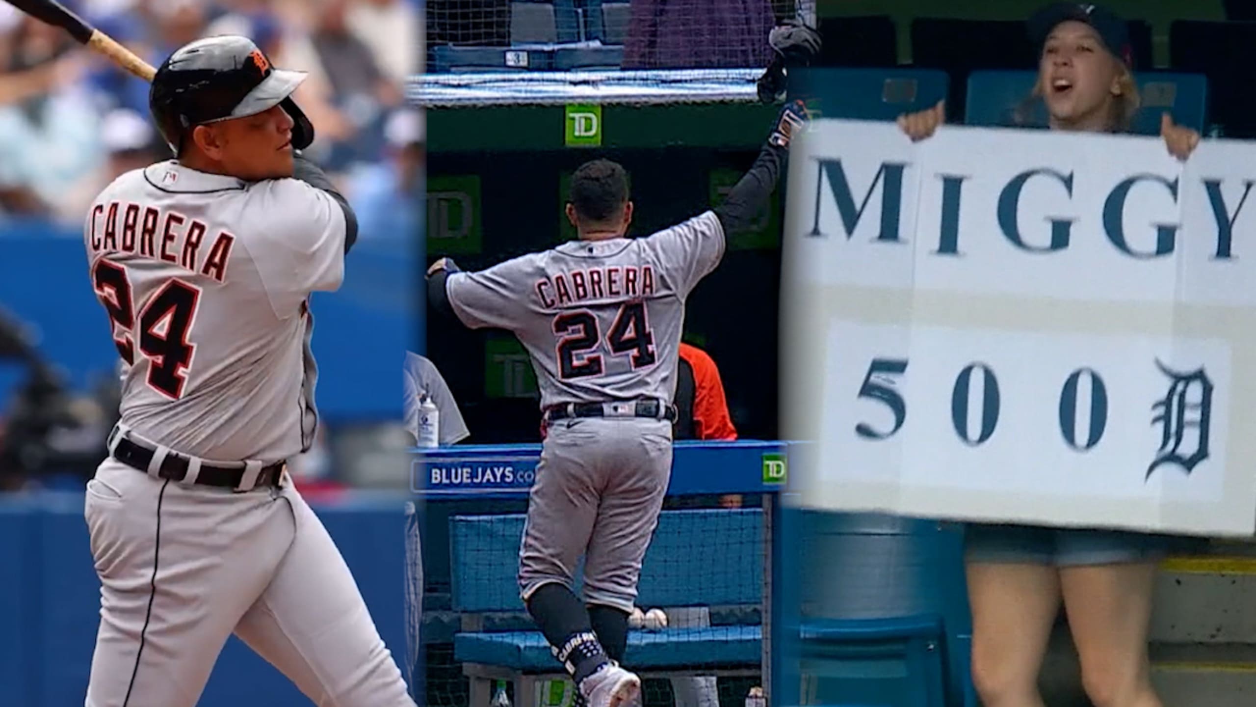 MLB - Miguel Cabrera hit his 500th career home run!