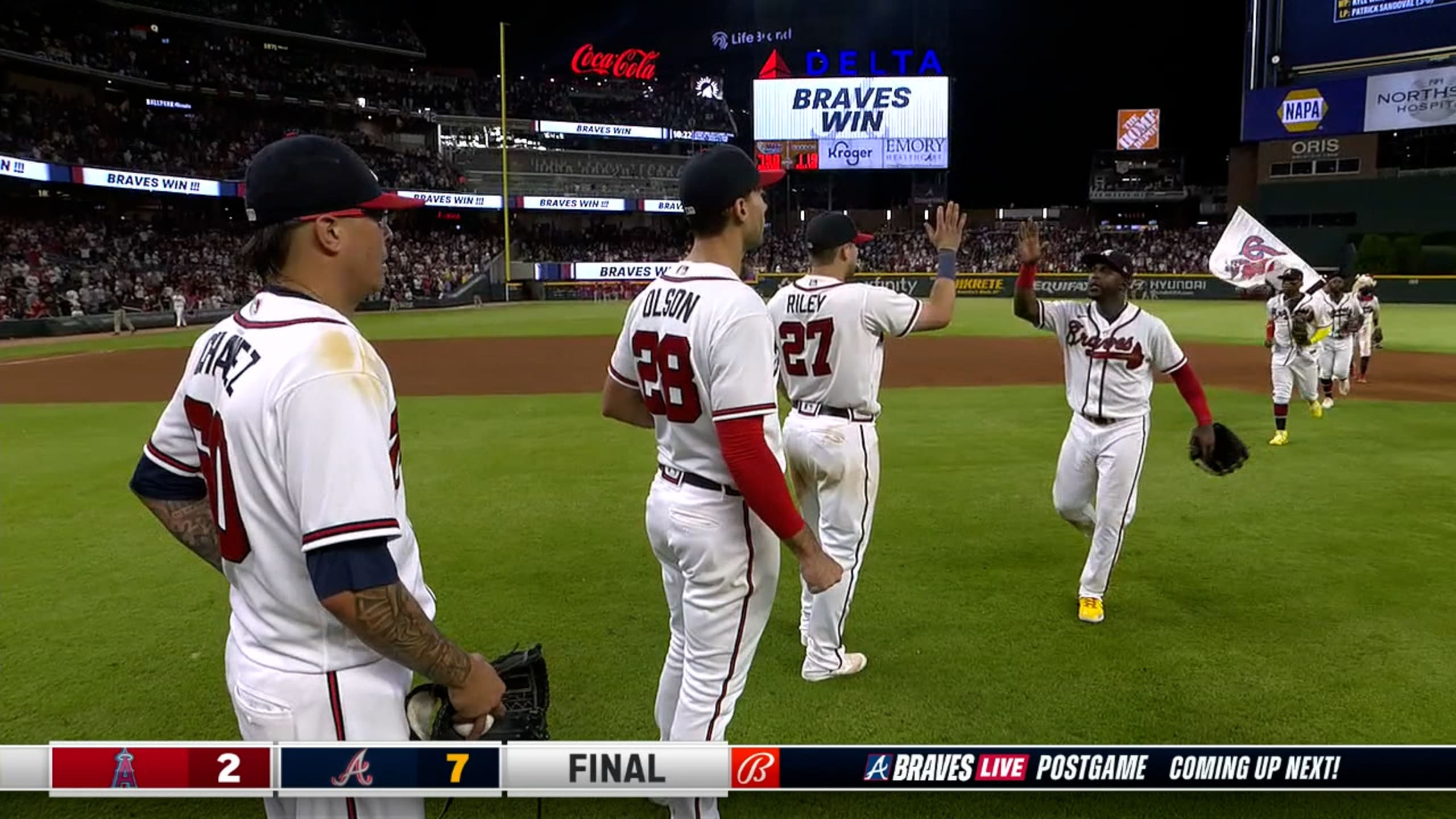 MLB on X: #ChopOn The @Braves have won the NL Pennant and are