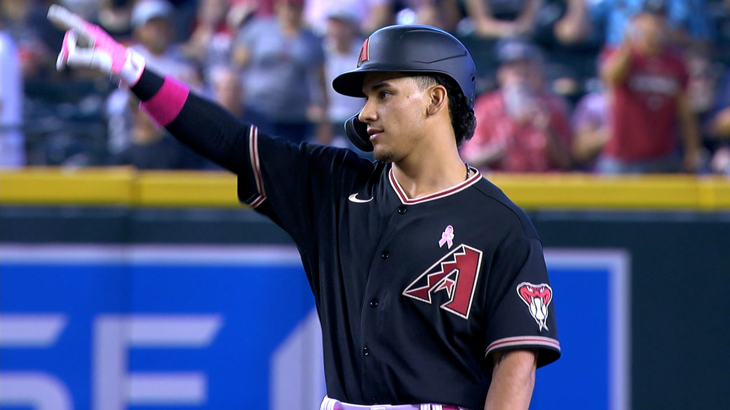 Alek Thomas' first career hit