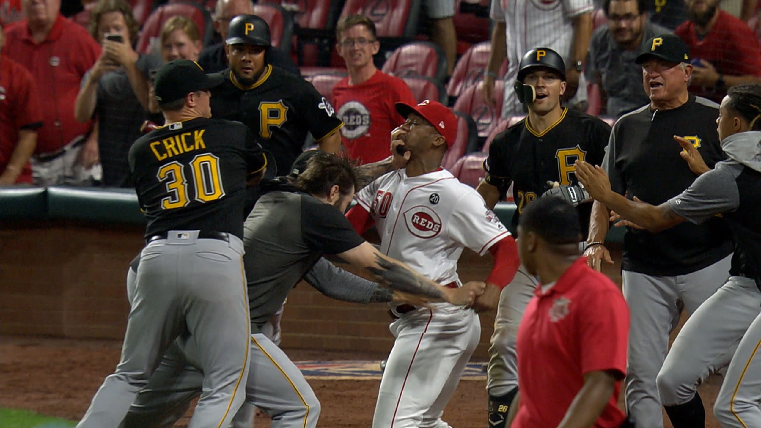 MLB suspends 8 from Pirates-Reds brawl, including both managers