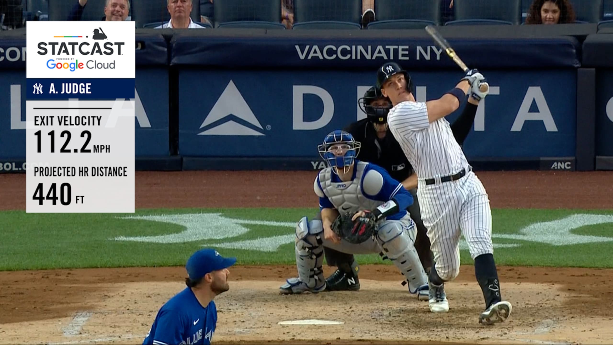 Aaron Judge's 440-ft. home run
