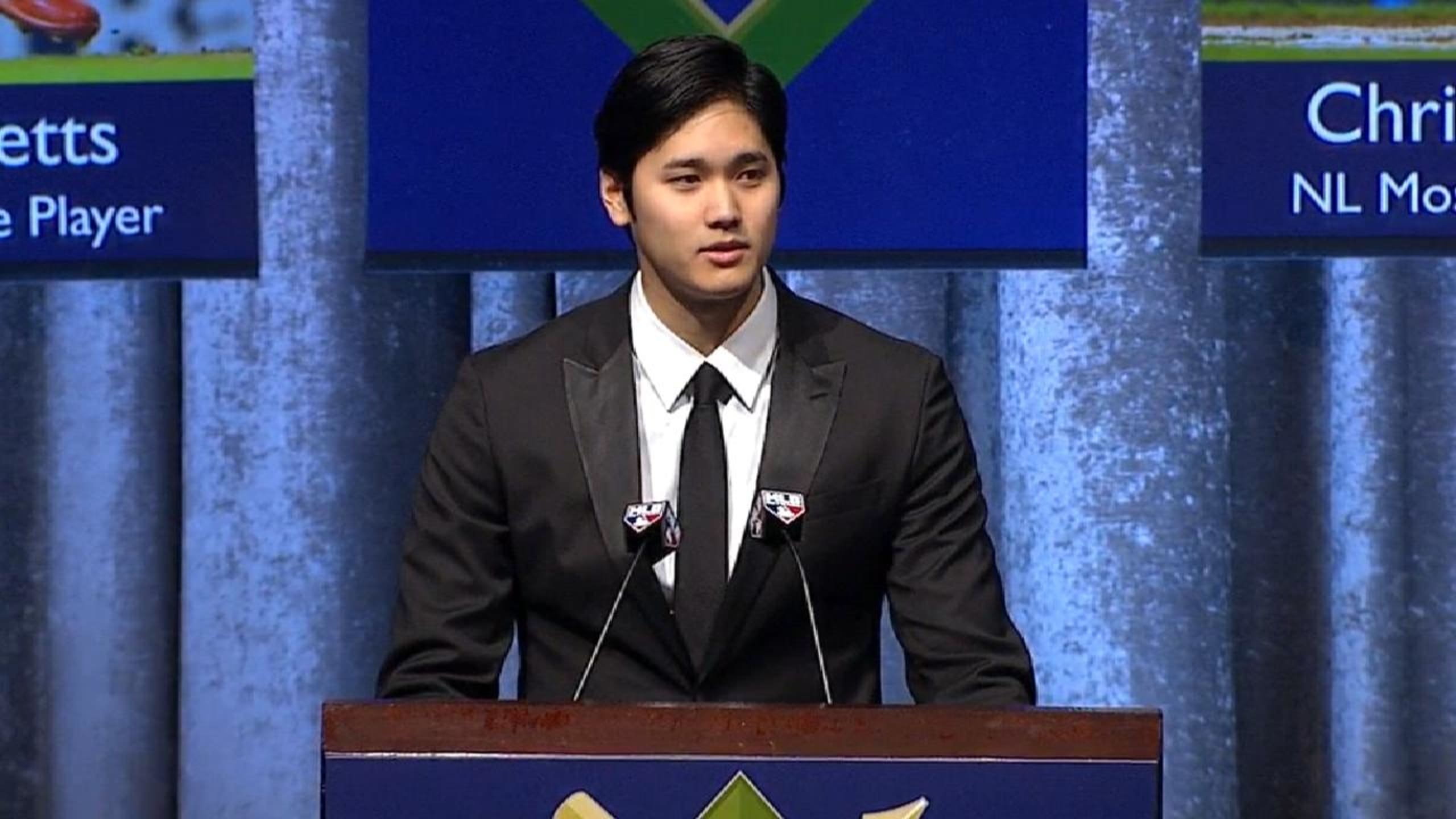 BBWAA Dinner Shohei Ohtani