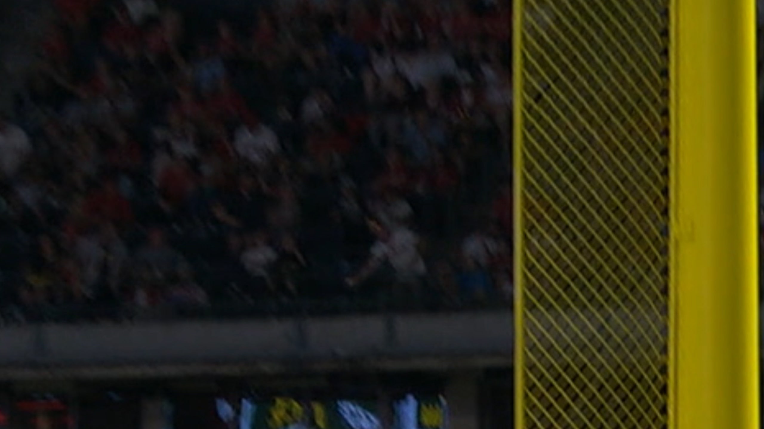 Angels fan snags foul ball