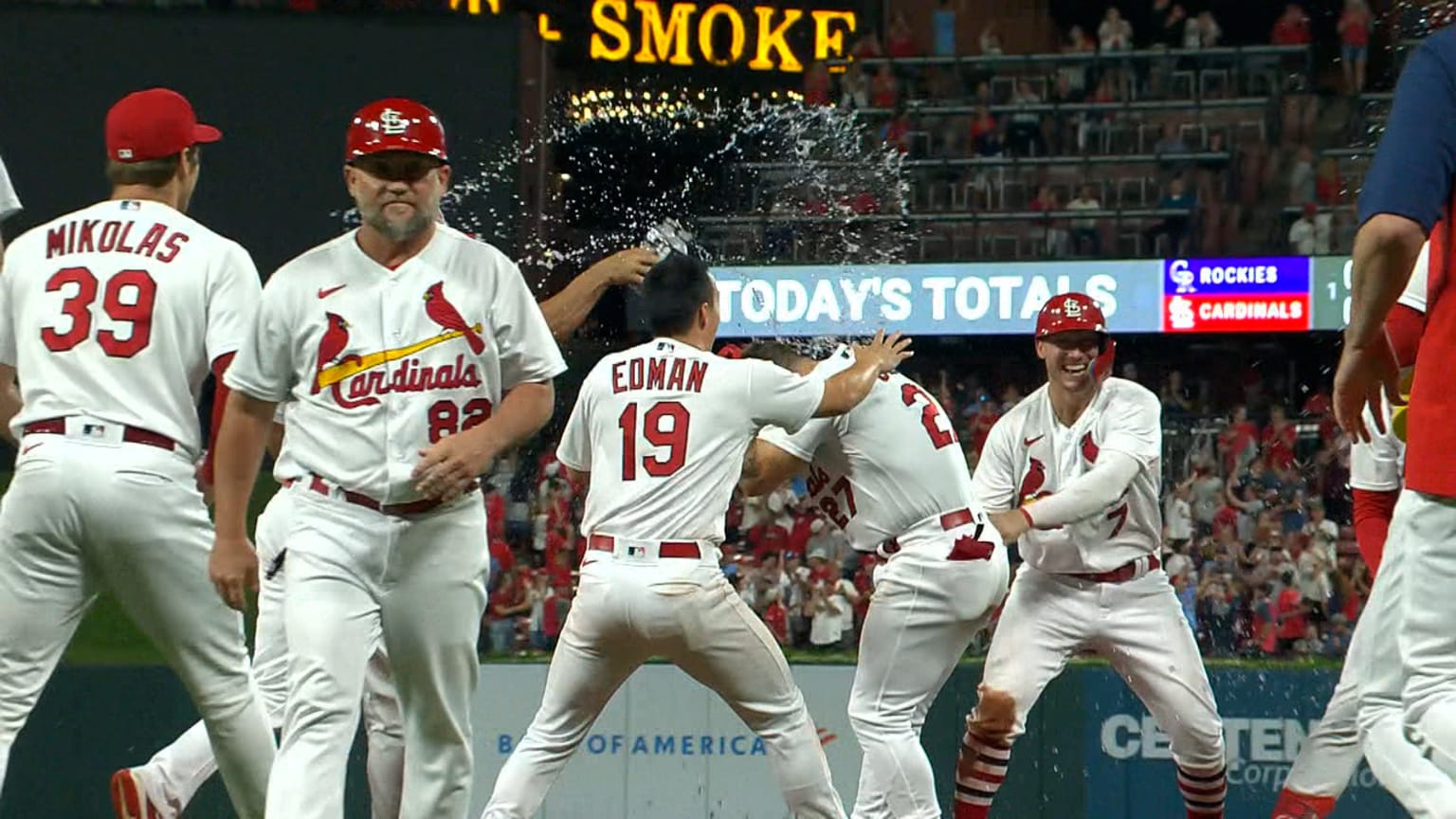 Tyler O'Neill's game-ending HBP lifts Cards over Rockies 5-4