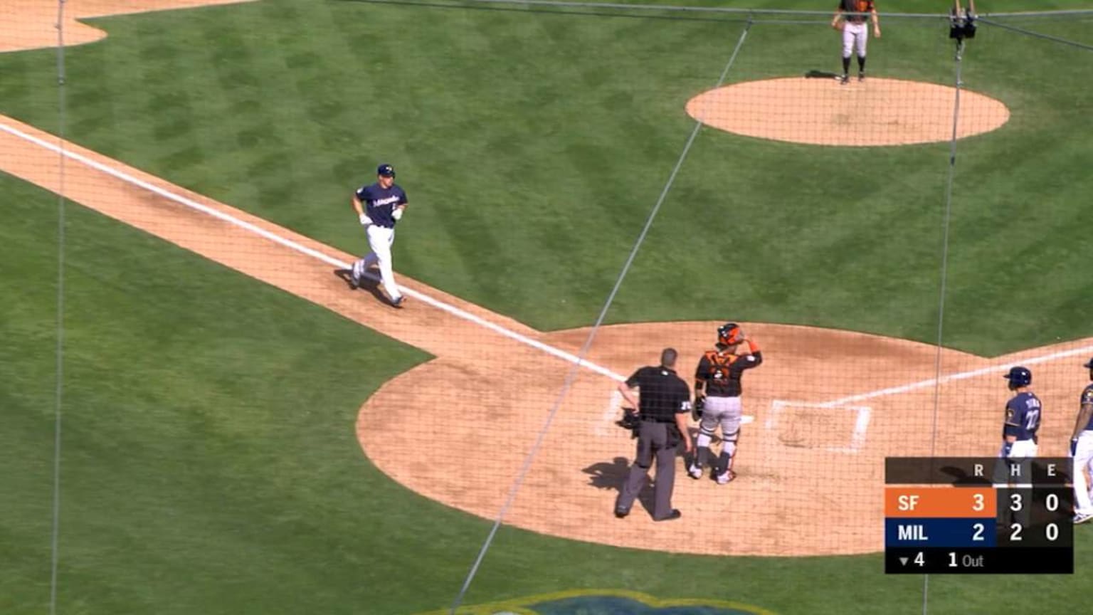 SF@MIL: Kratz launches a 2-run homer to center field | 02/28/2019 ...