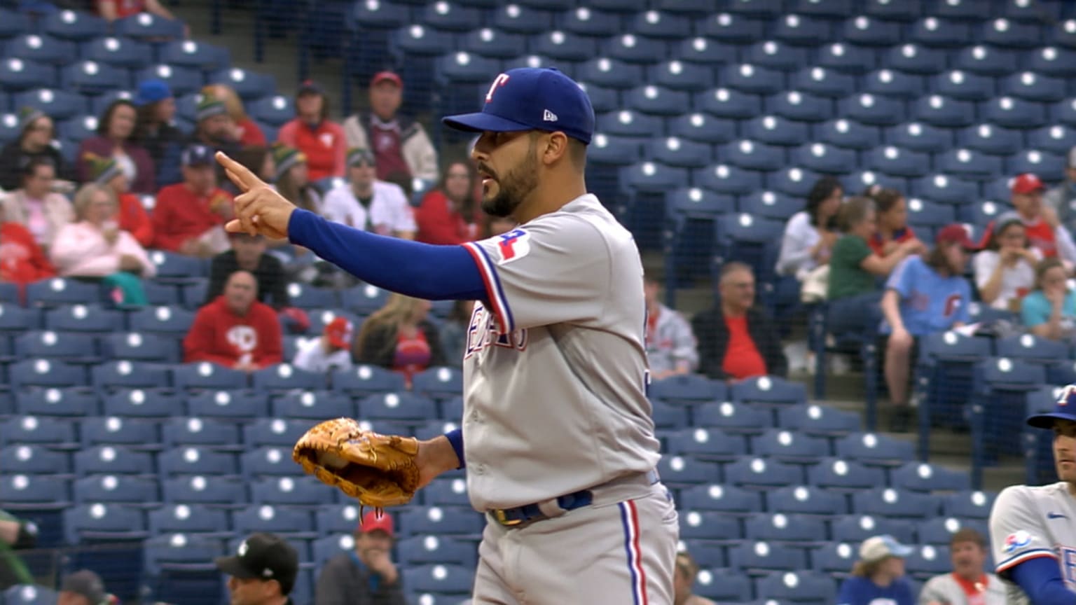 Martín Pérez's four strikeouts 05/04/2022 Texas Rangers