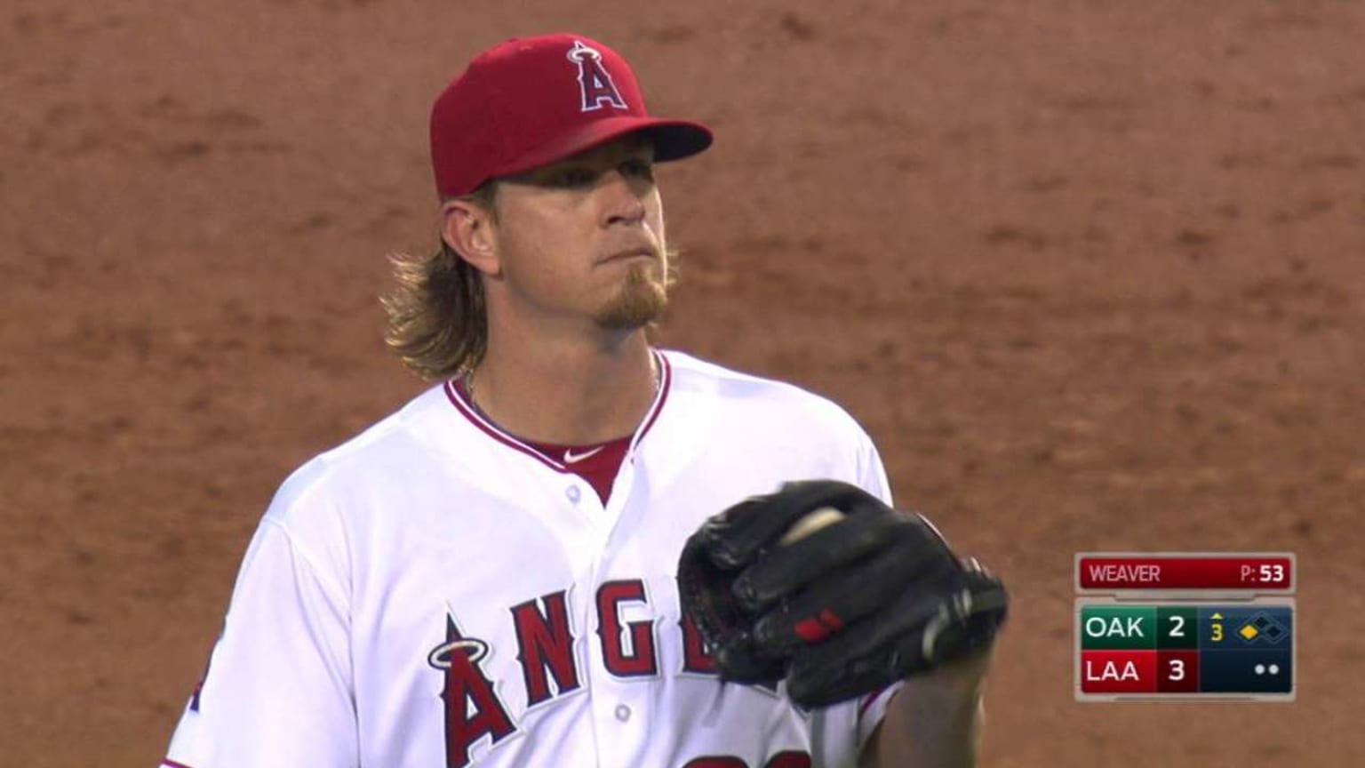 OAK@LAA: Cron starts a tough 3-6-1 double play | 06/24/2016 | Los ...